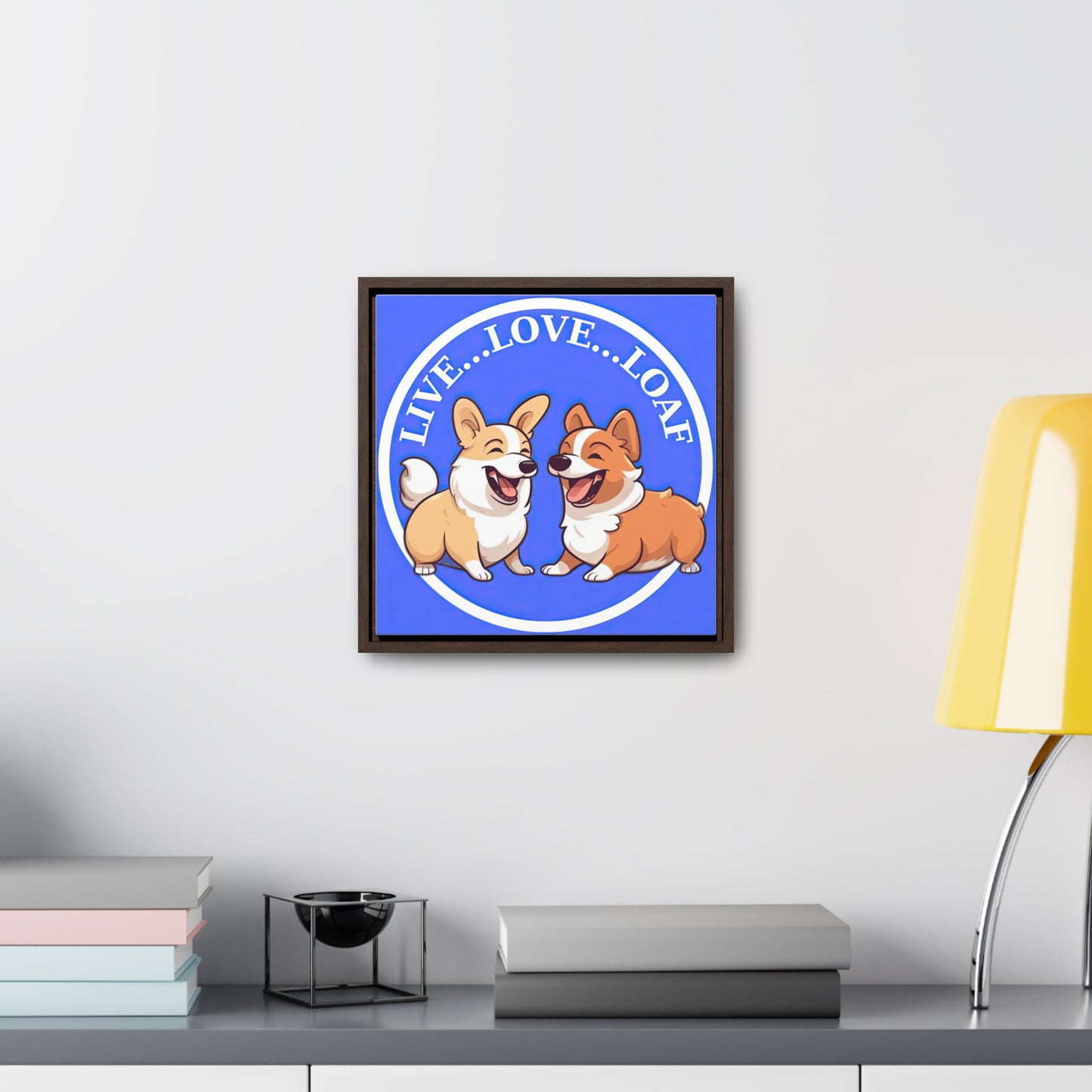 Live...Love...Loaf - Framed on Canvas