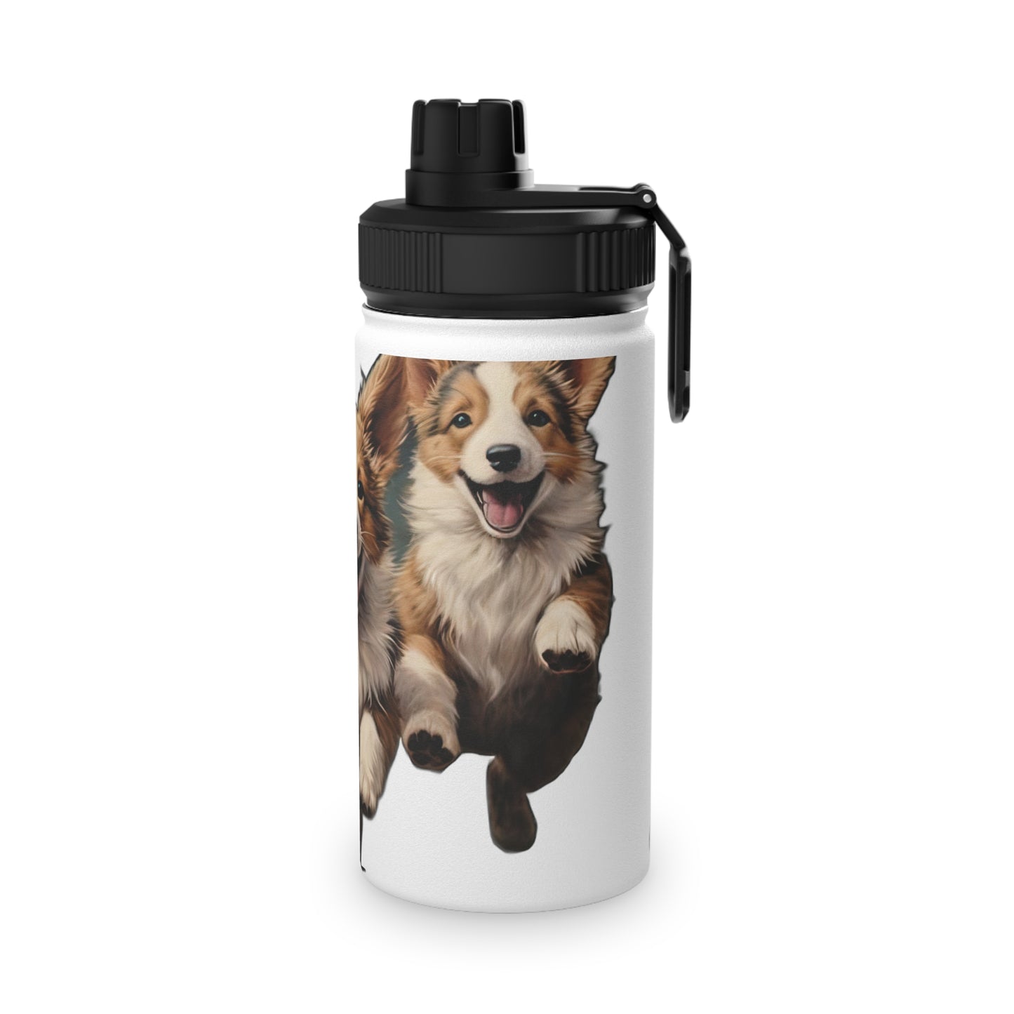 Corgi Enthusiasm - Water Bottle with Sport Lid