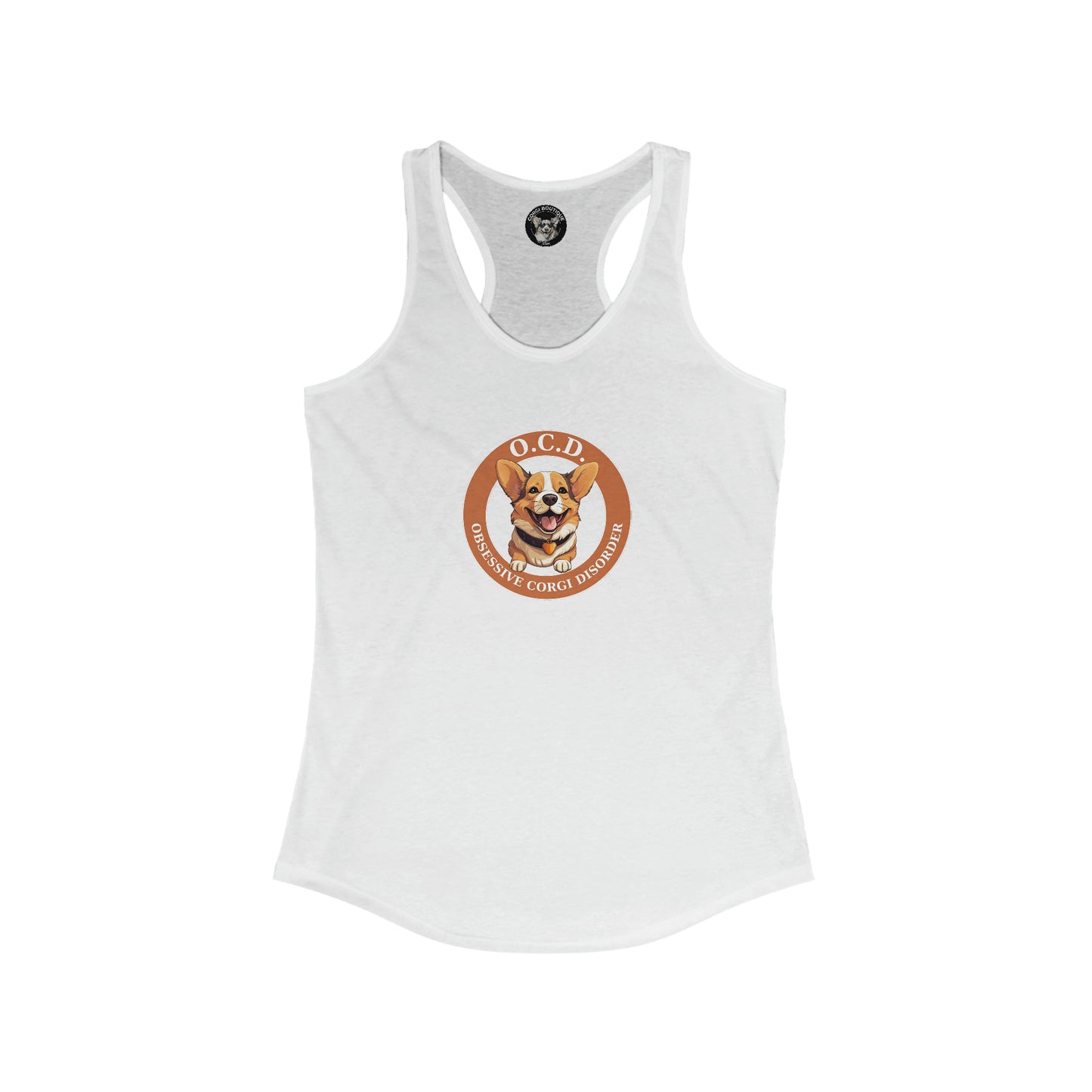 O.C.D. Obsessive Corgi Disorder - Racerback Tank