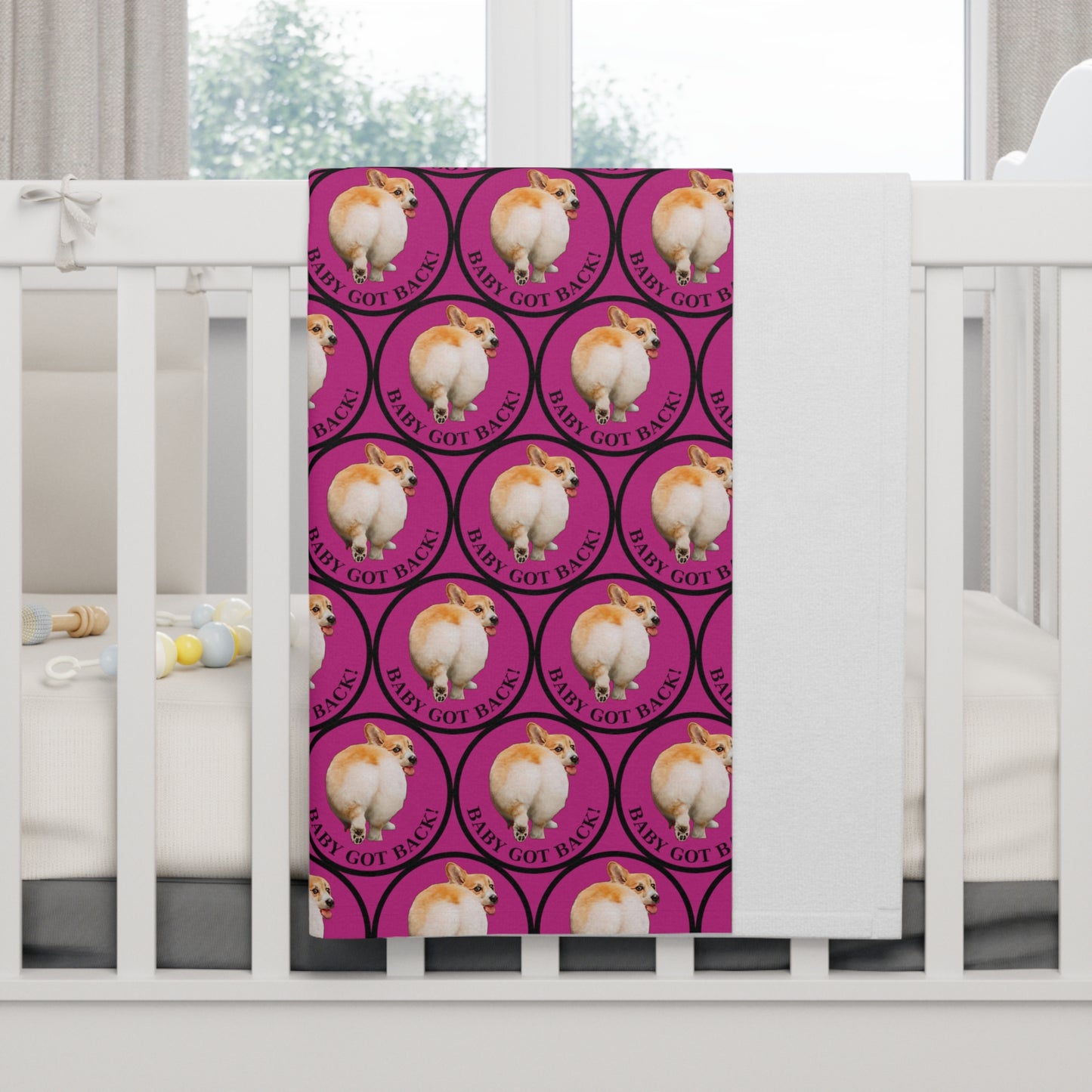 Baby Got Back Mosaic - Baby Blanket