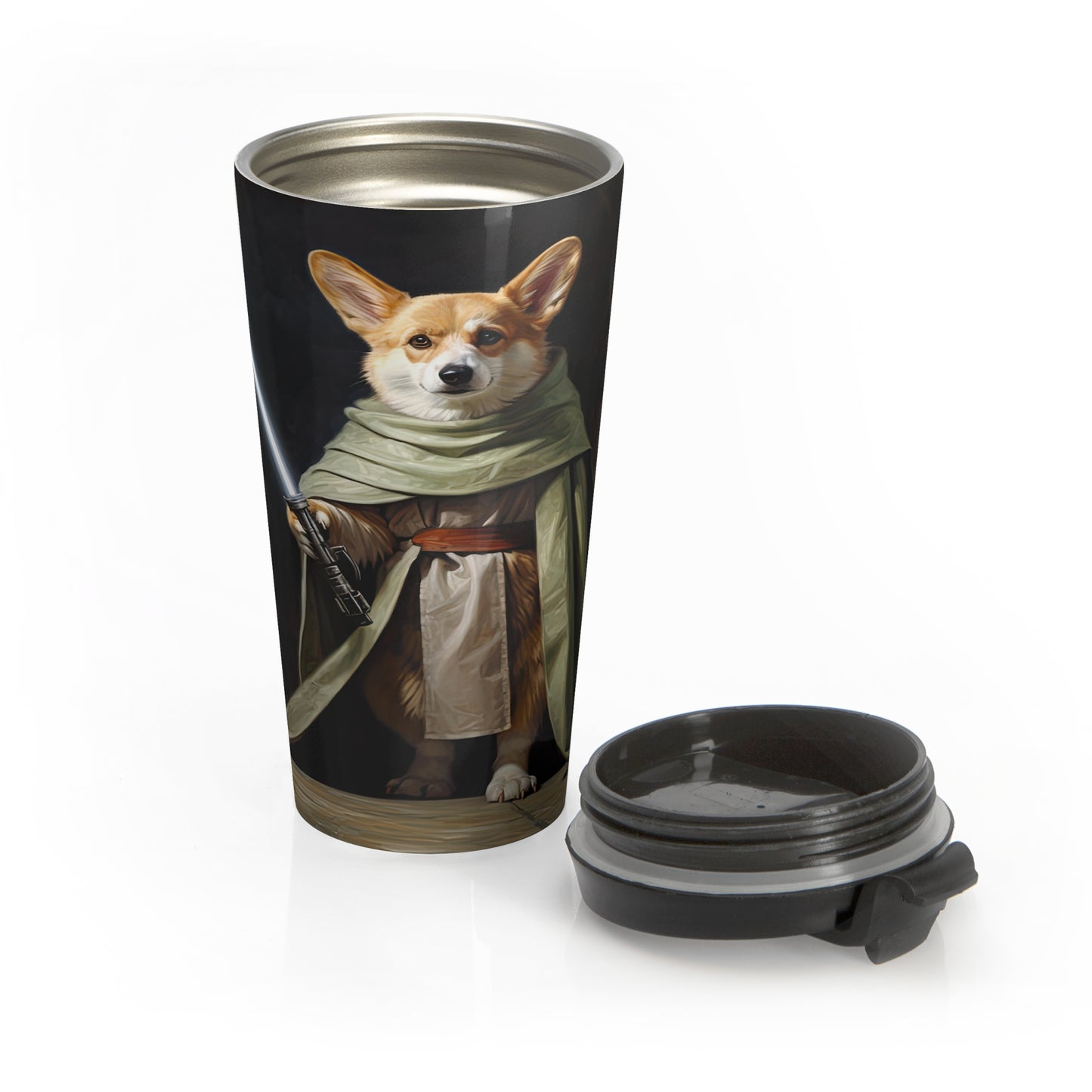 Jedi Corgi - Travel Mug