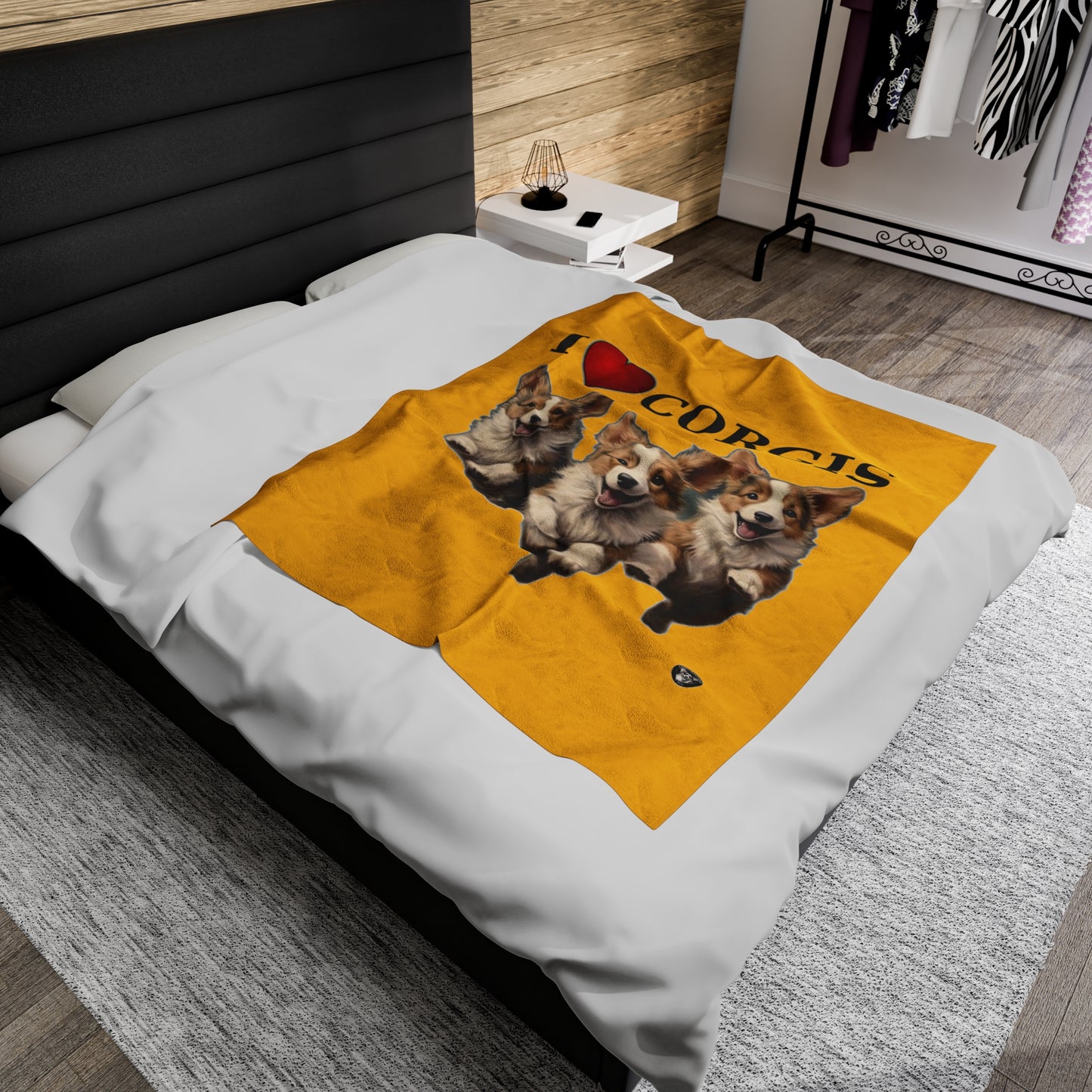 I Heart Corgis - Throw Blanket