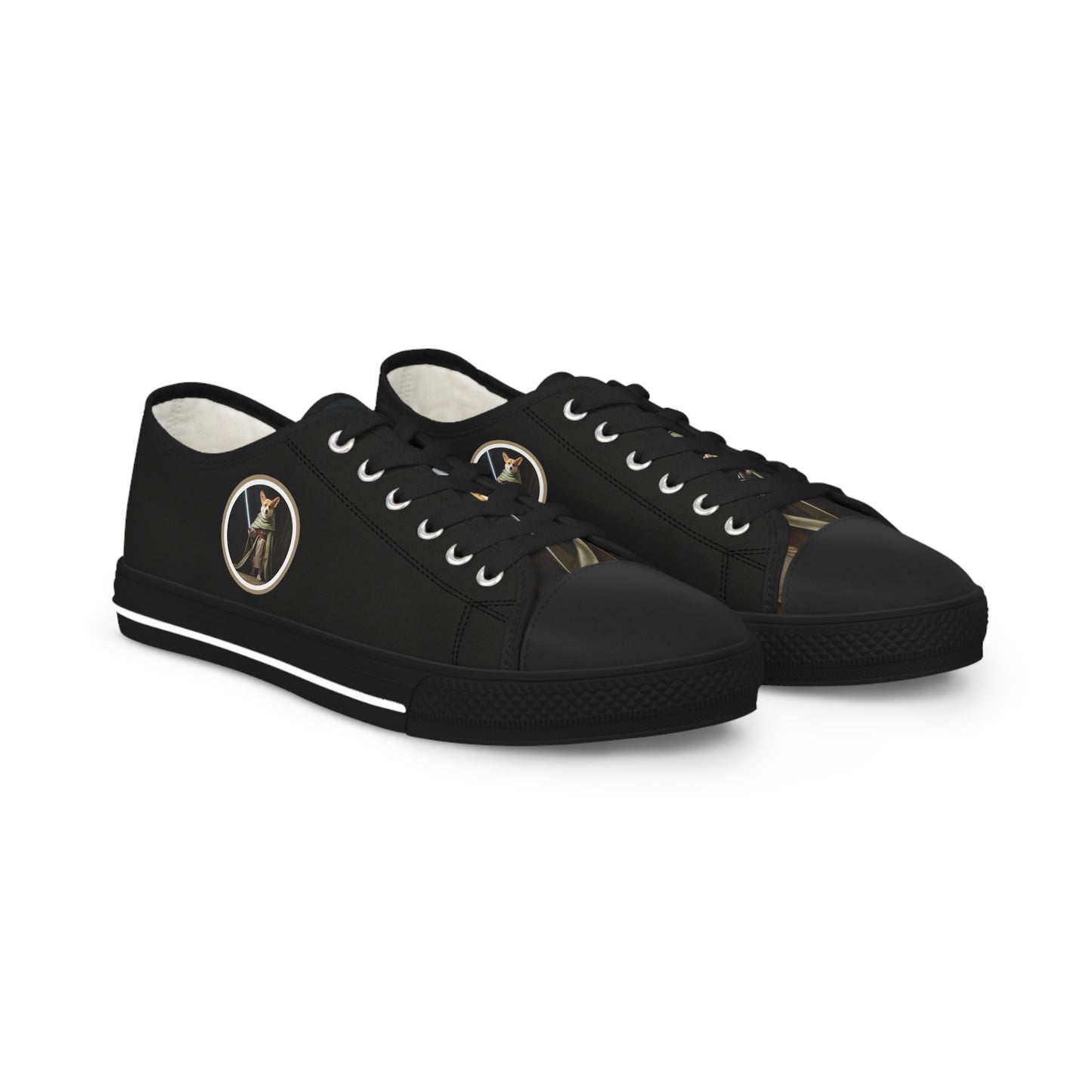 Jedi Corgi - Men's Low Top Sneakers