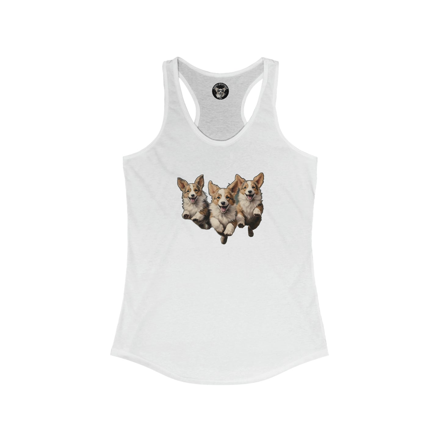 Corgi Enthusiasm - Racerback Tank