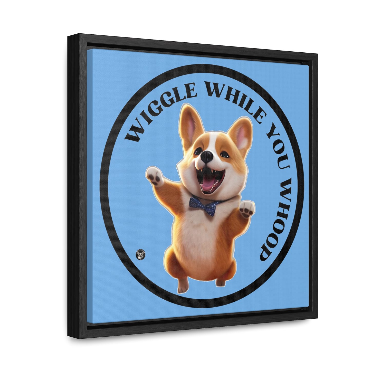 Wiggle While You Whoop - Framed on Canvas