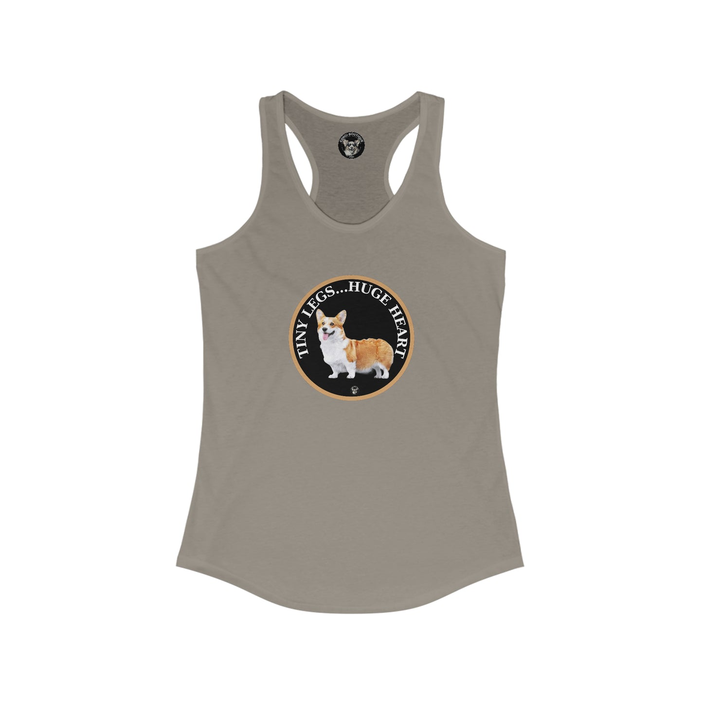 Tiny Legs...Huge Heart - Racerback Tank