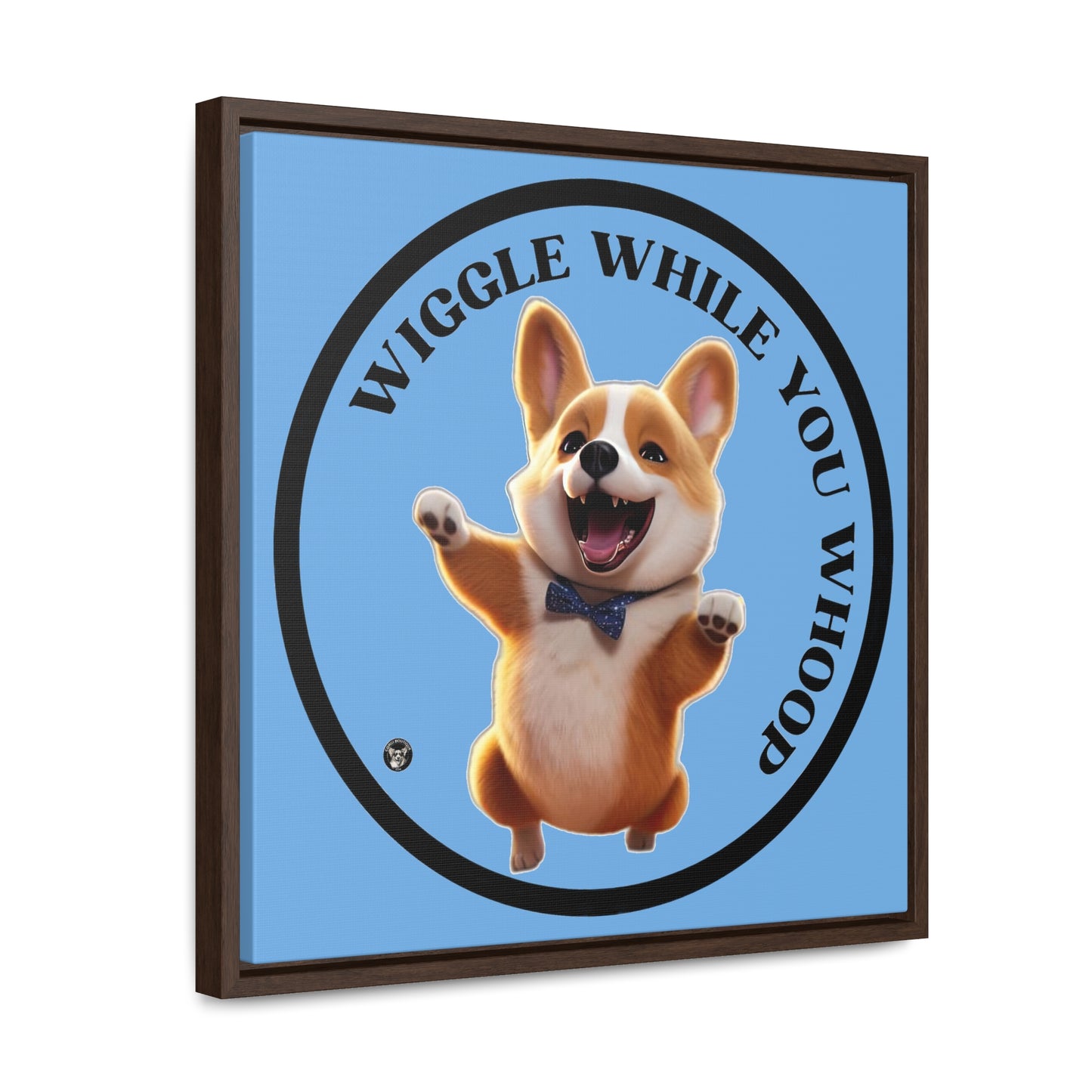 Wiggle While You Whoop - Framed on Canvas