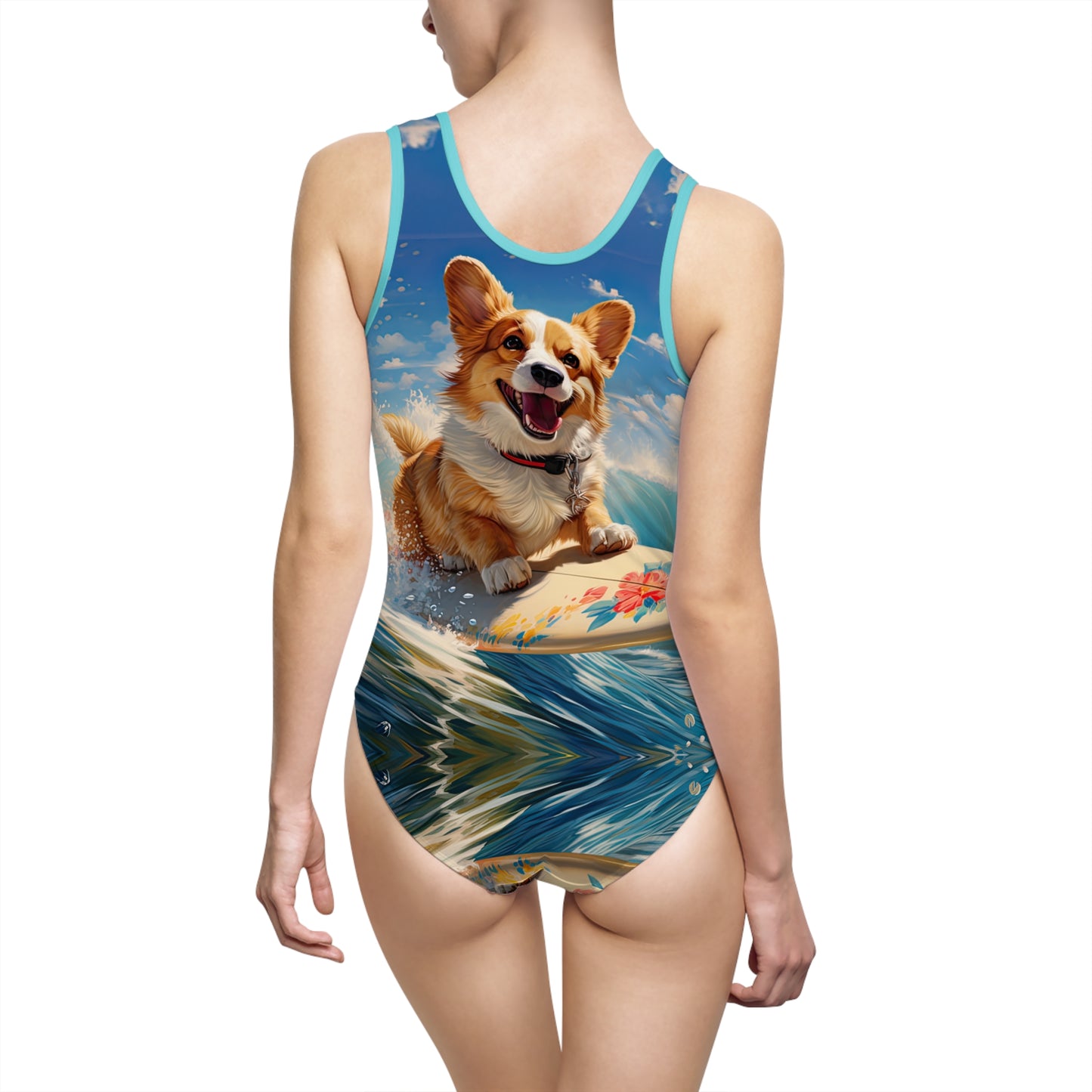 Cowabunga Corgi - Classic One-Piece Swimsuit
