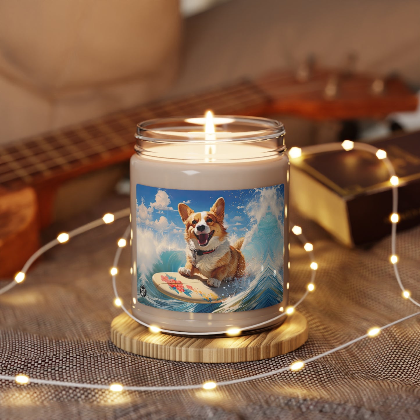 Cowabunga Corgi - Scented Soy Candle
