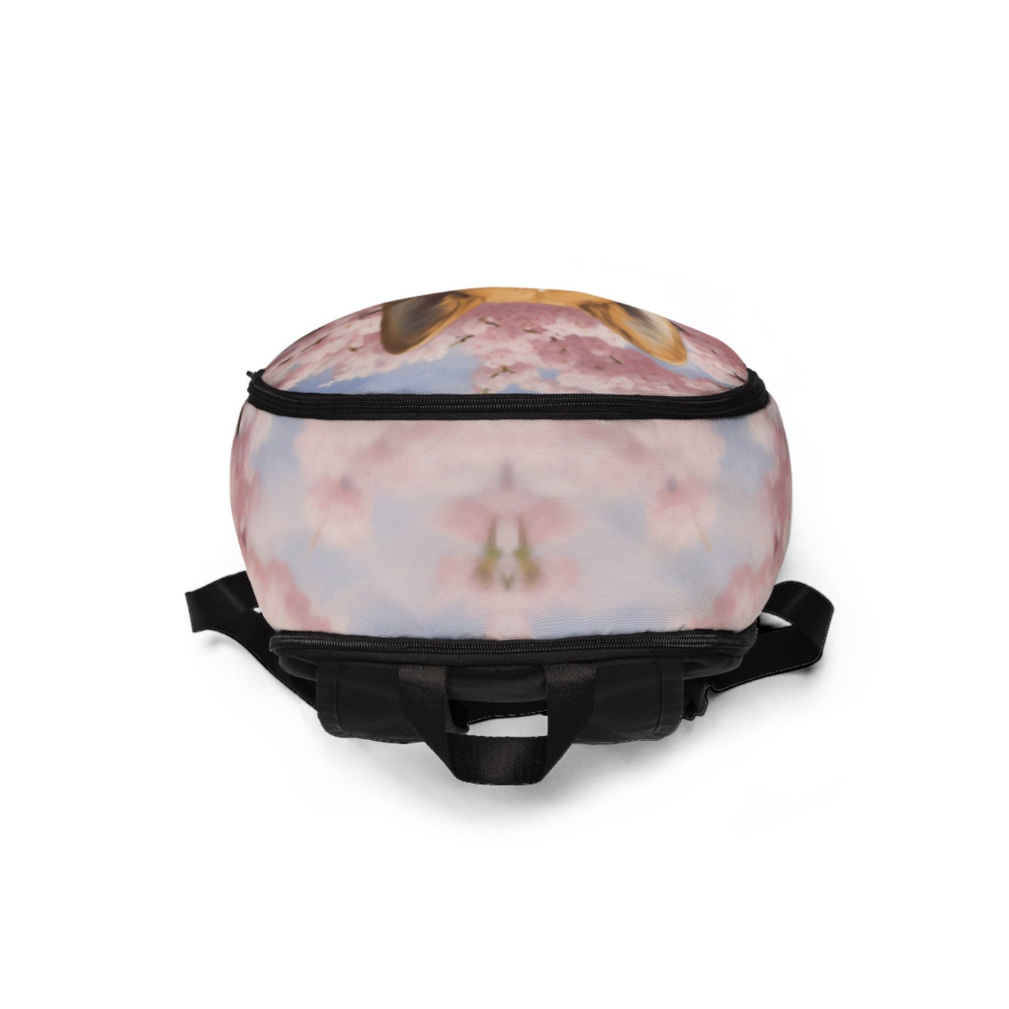 Samurai Corgi Cherry Blossom Backpack — Japanese Corgi Rucksack