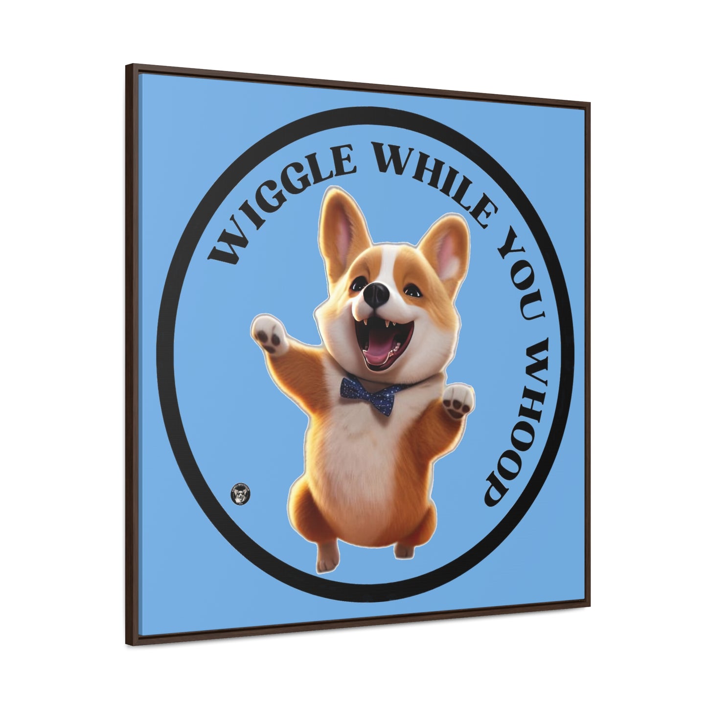 Wiggle While You Whoop - Framed on Canvas
