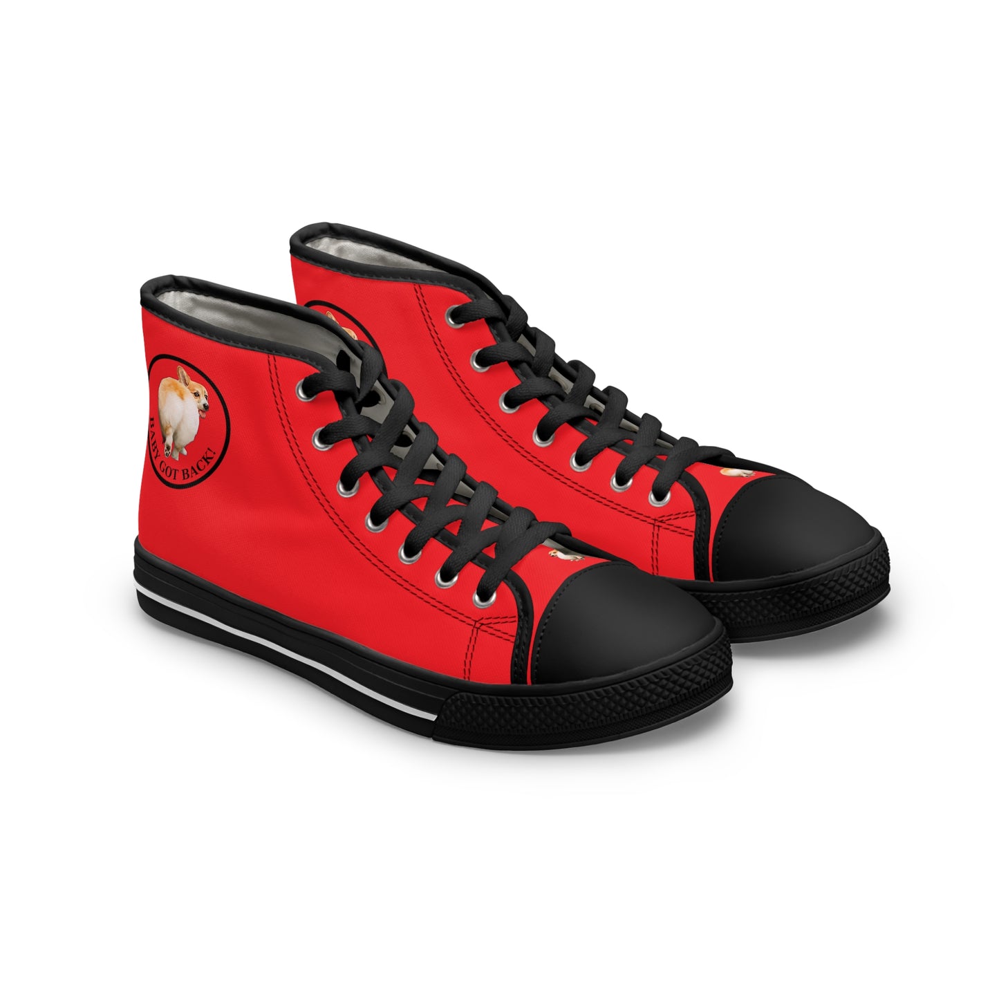 Baby Got Back - Women's High Top Sneakers