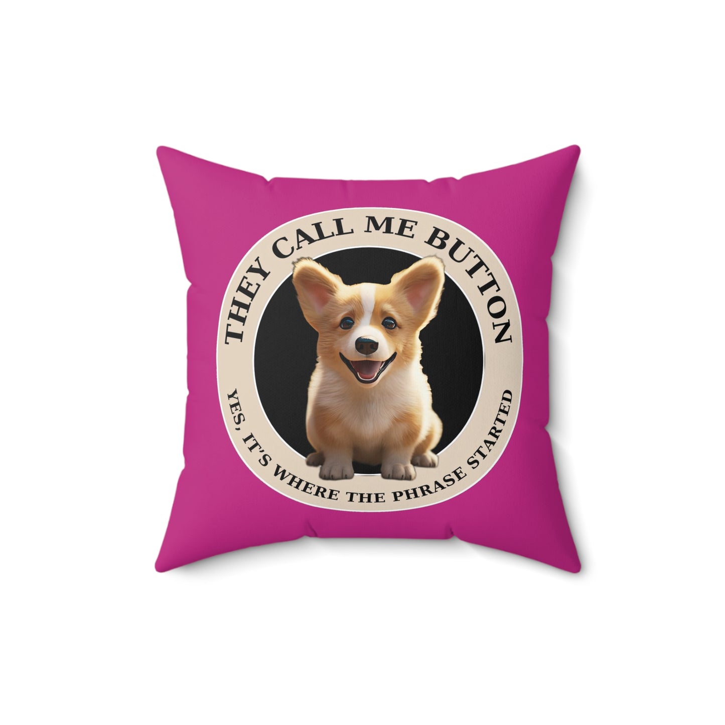 Cute as a Button - Throw Pillow