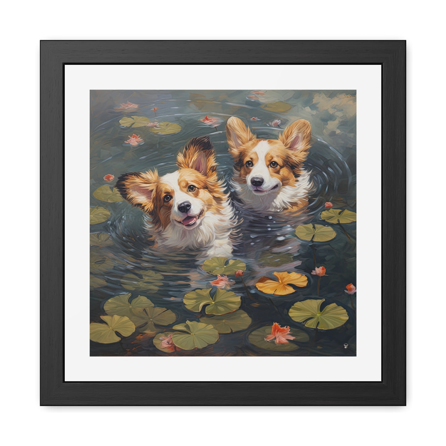 Pond Pups - Framed Print