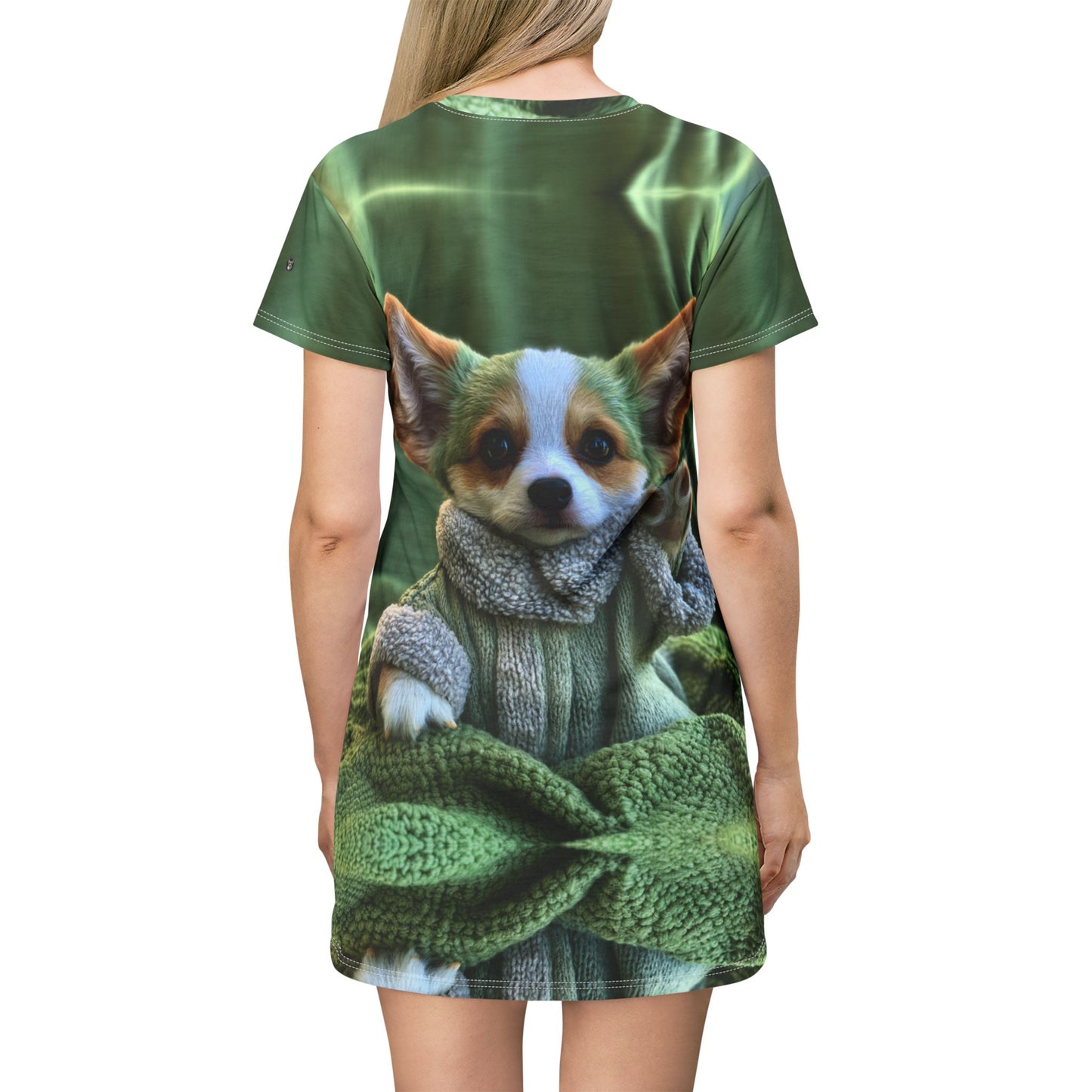 Grogu the Corgi T-Dress