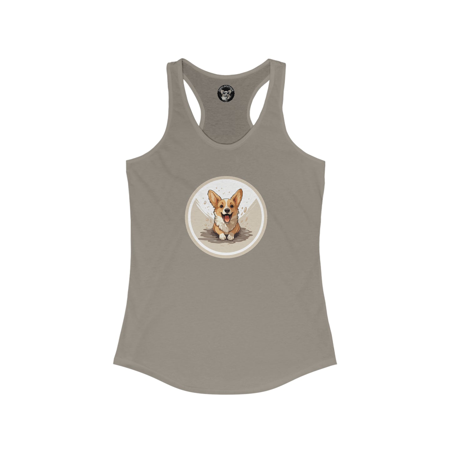 Corgi Cuteness - Racerback Tank