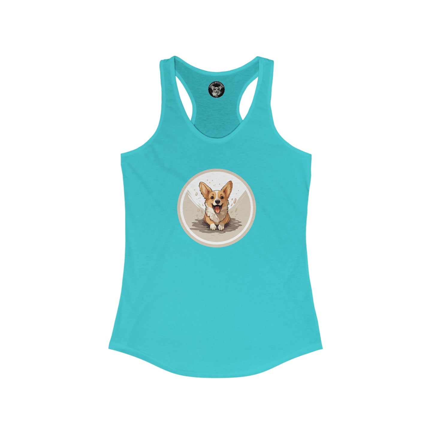 Corgi Cuteness - Racerback Tank