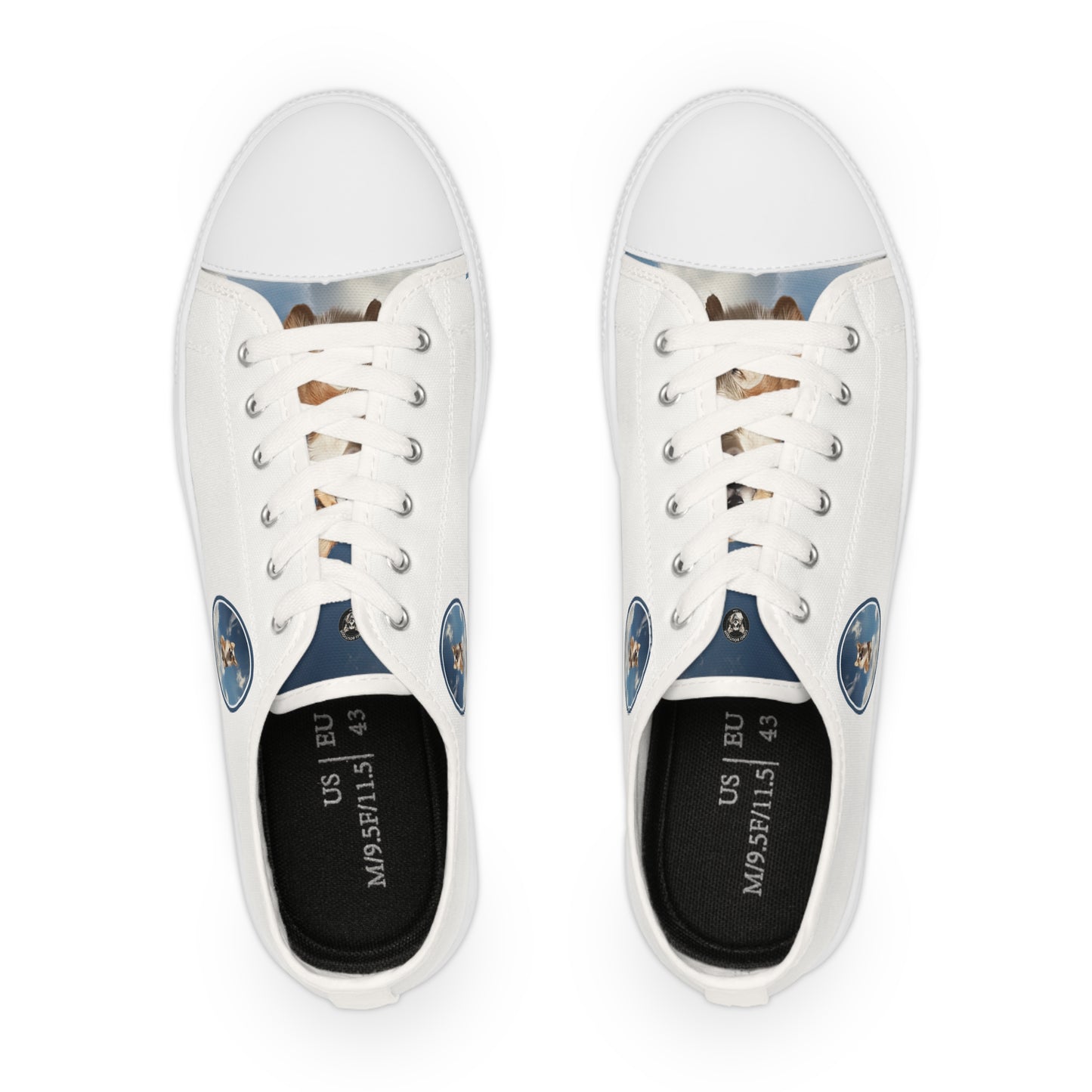Super Corgi - Men's Low Top Sneakers