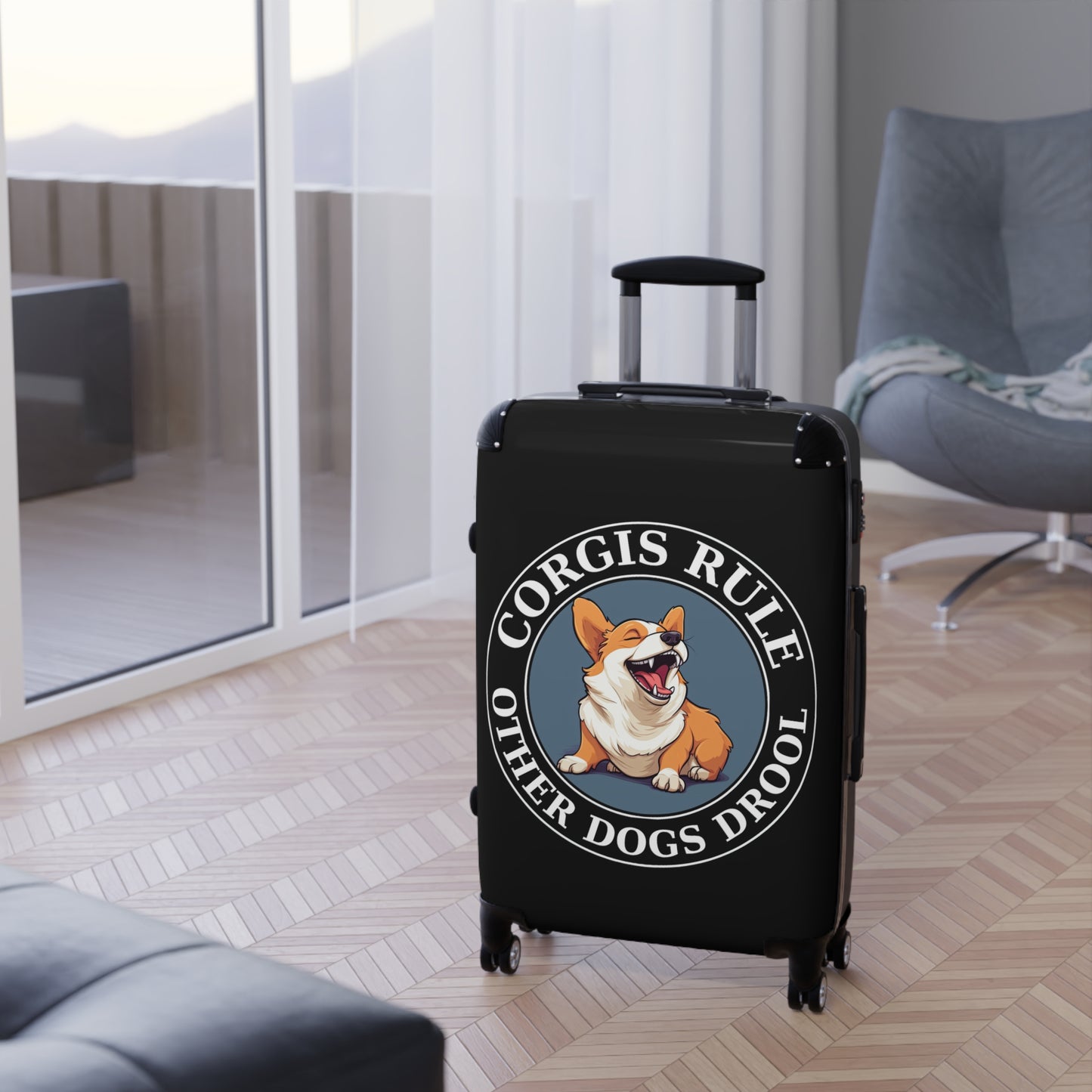 Corgis Rule...Other Dogs Drool - Suitcase
