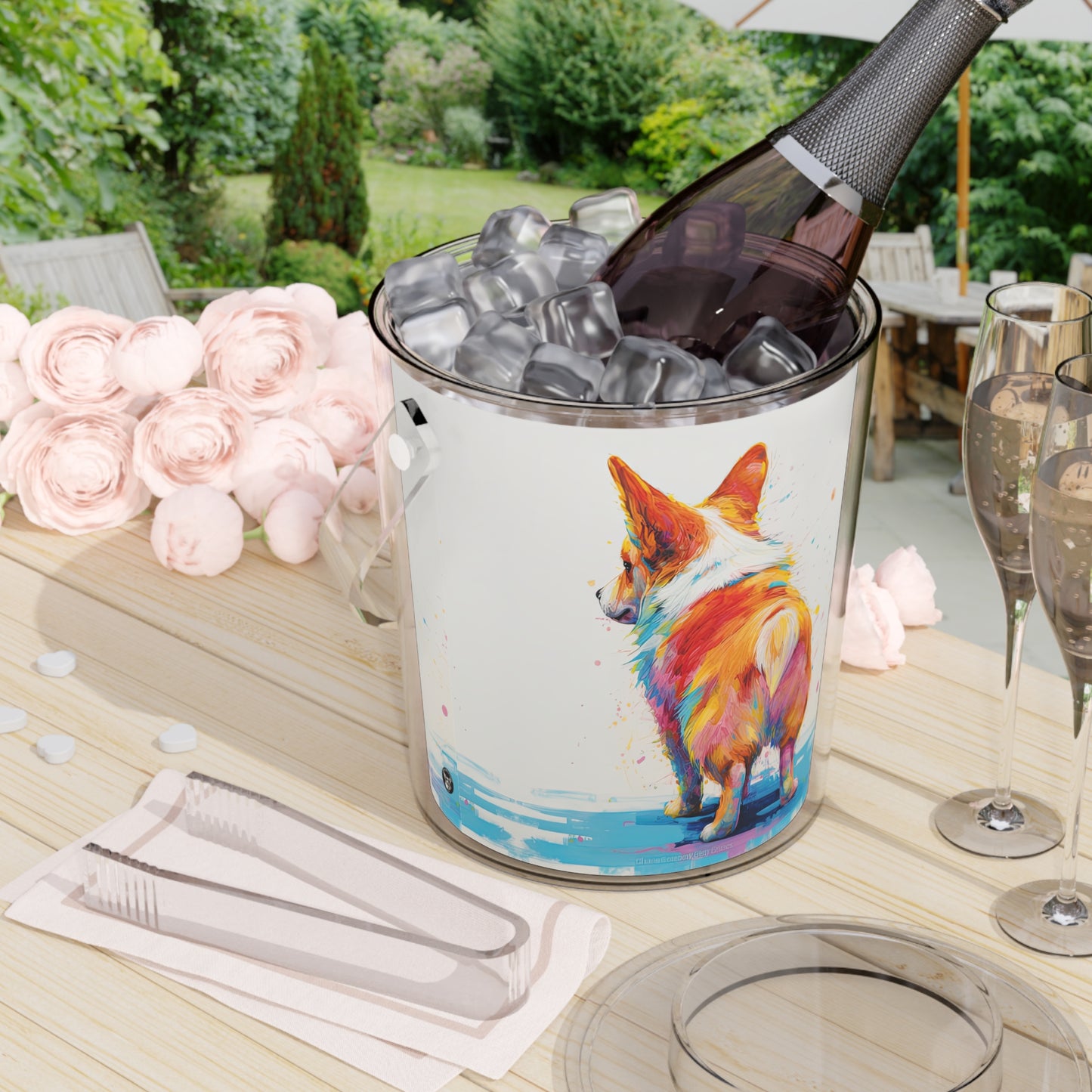 Rump Toast - Ice Bucket with Tongs