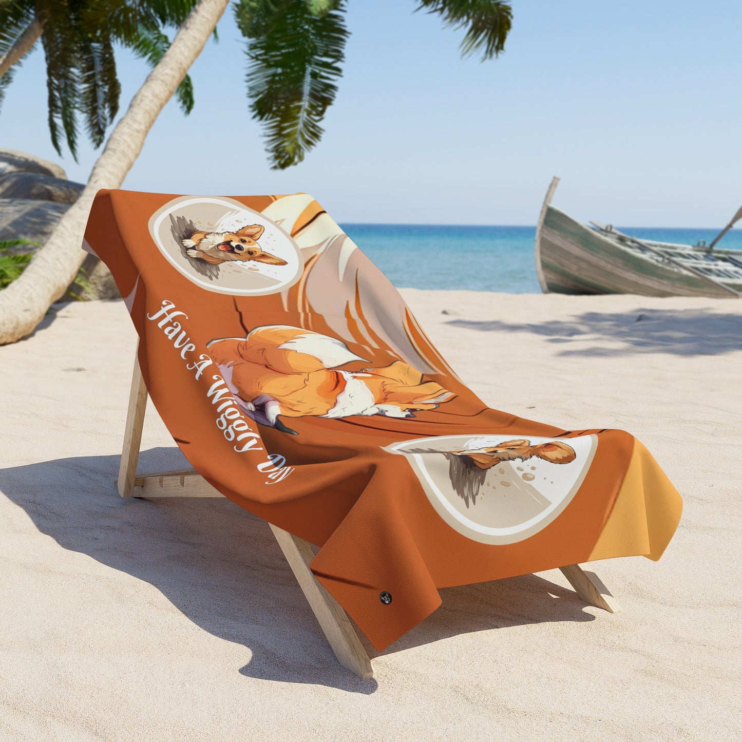 Serviette de plage "Have a Wiggly Day"