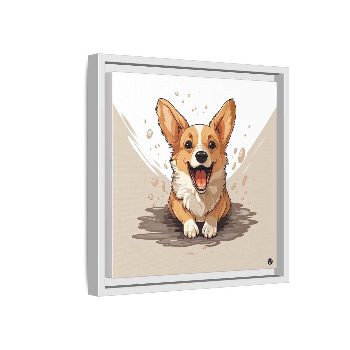 Corgi Cuteness on Canvas