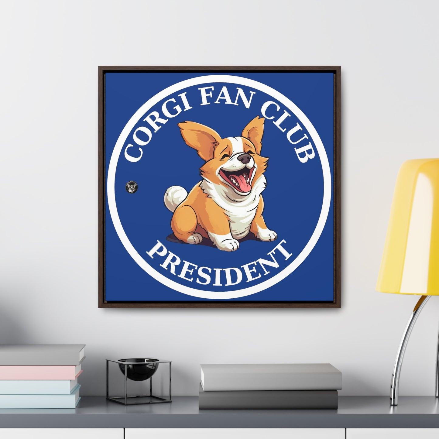Fan Club President - Framed on Canvas