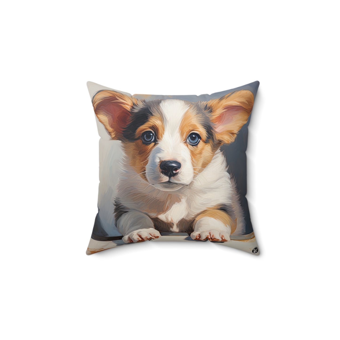 Puppy Poprtrait - Throw Pillow