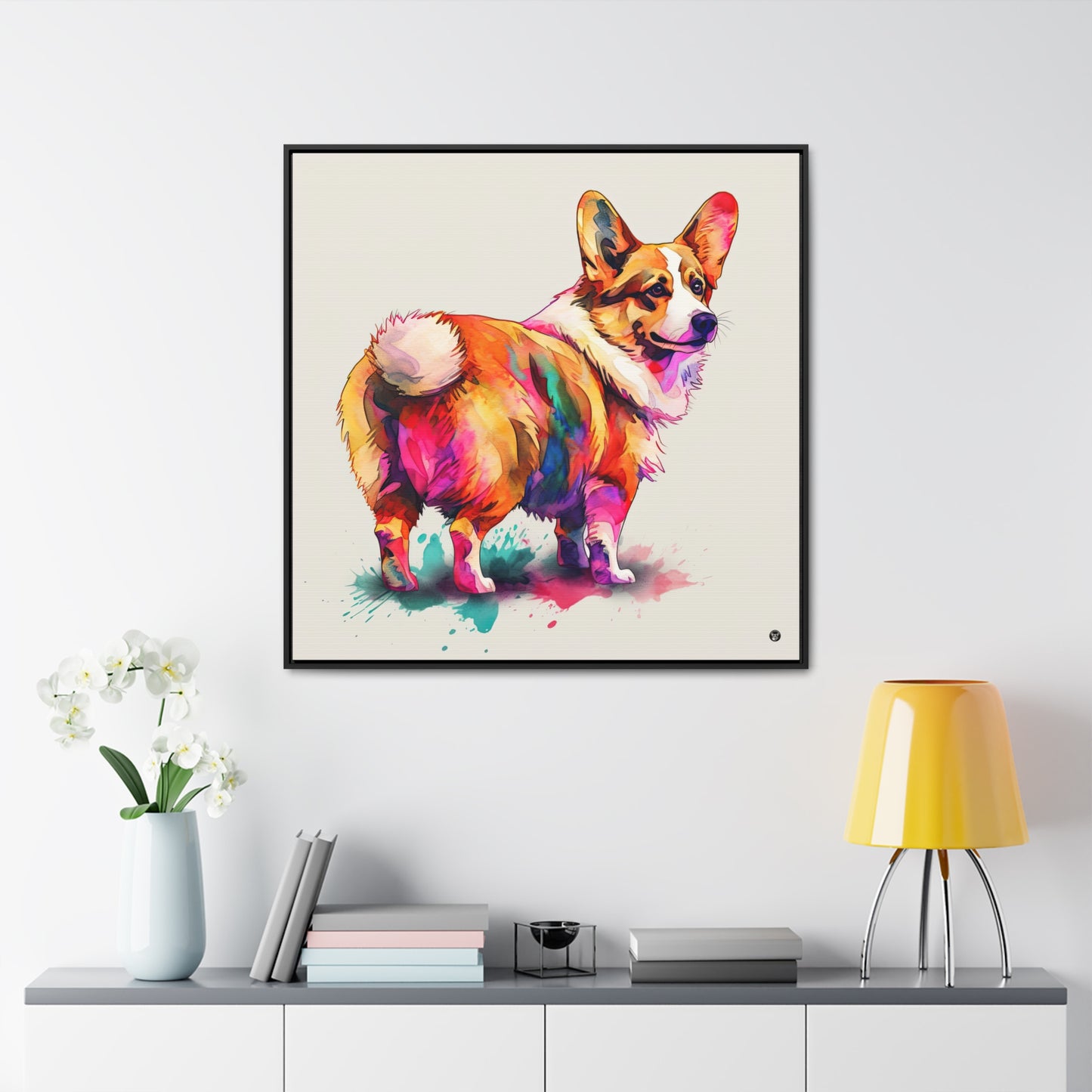 The Observer - Framed on Canvas