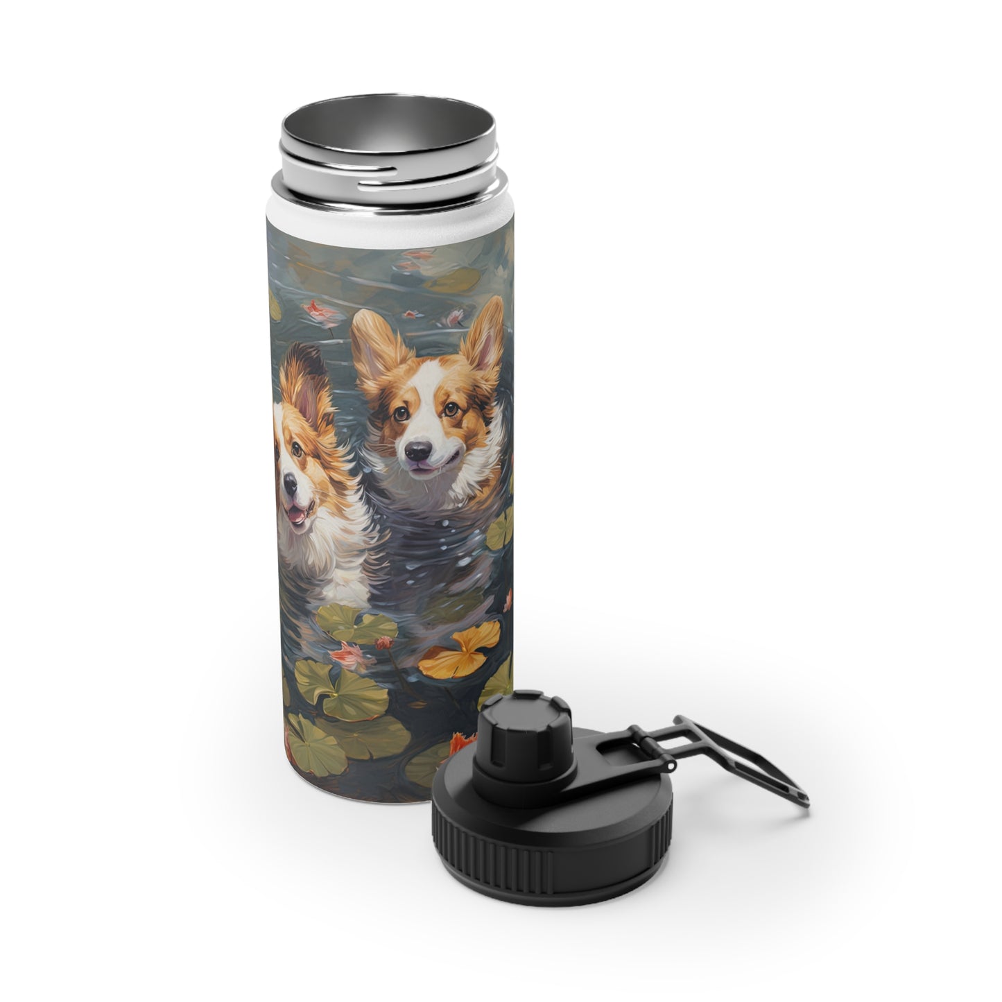 Pond Pups - Water Bottle with Sport Lid