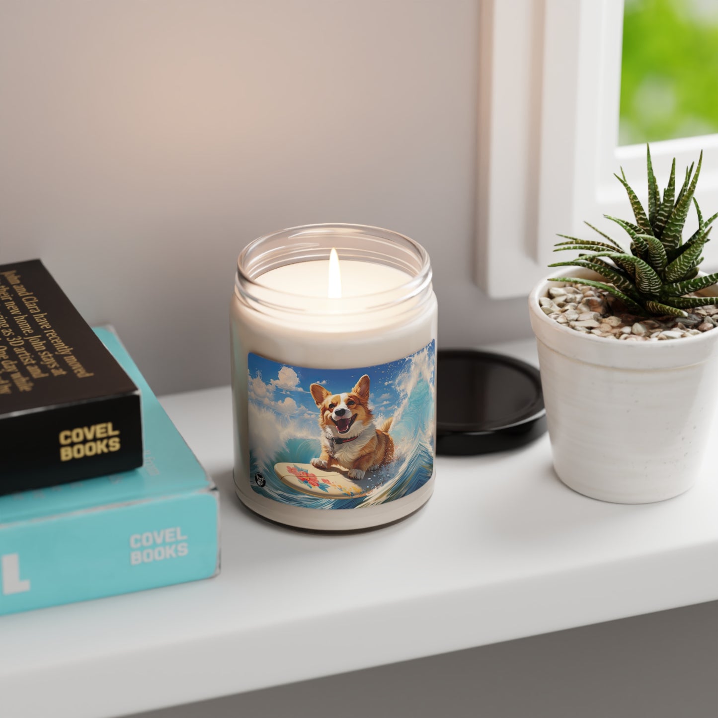 Cowabunga Corgi - Scented Soy Candle