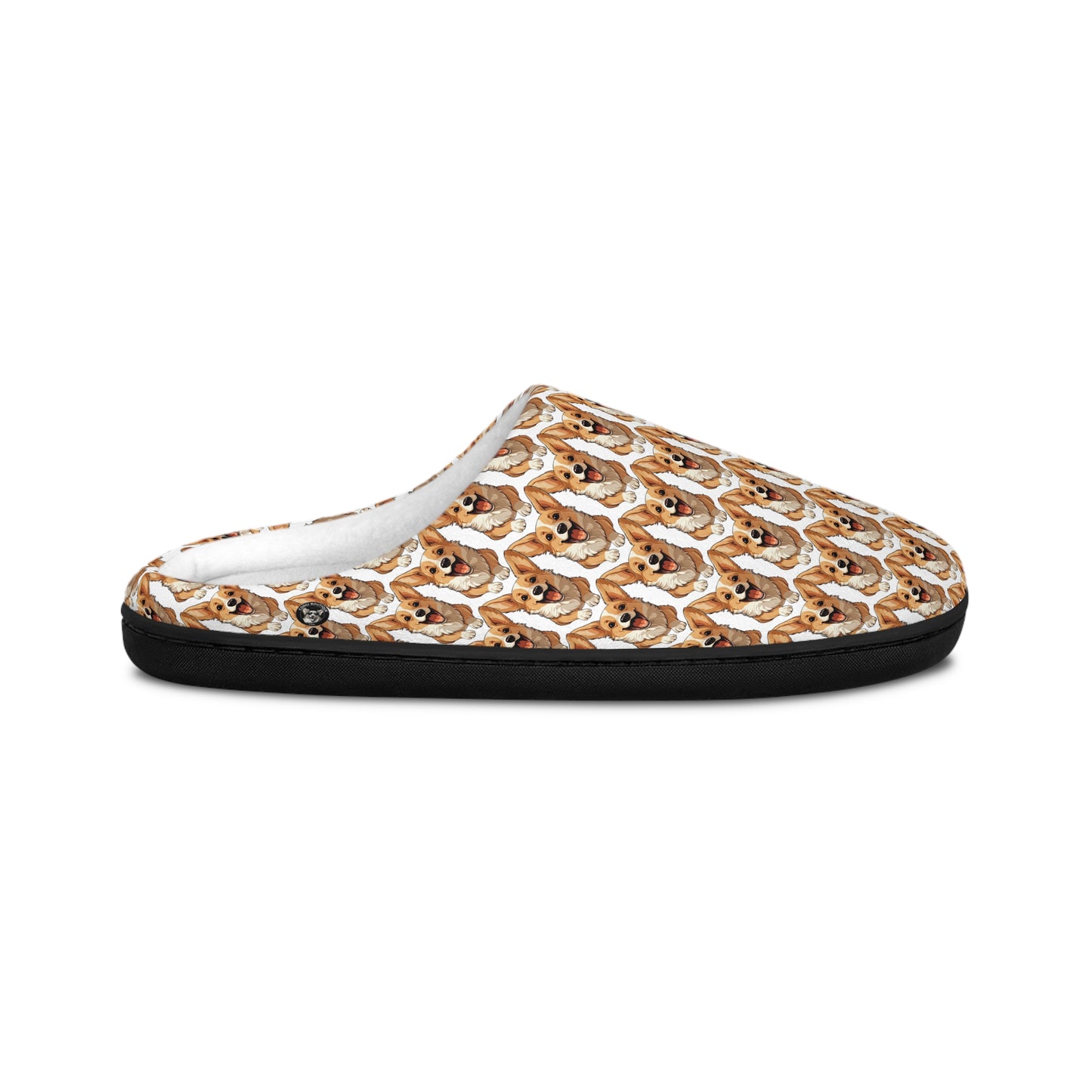 Corgi Cuteness Mosaic - Men's Slippers
