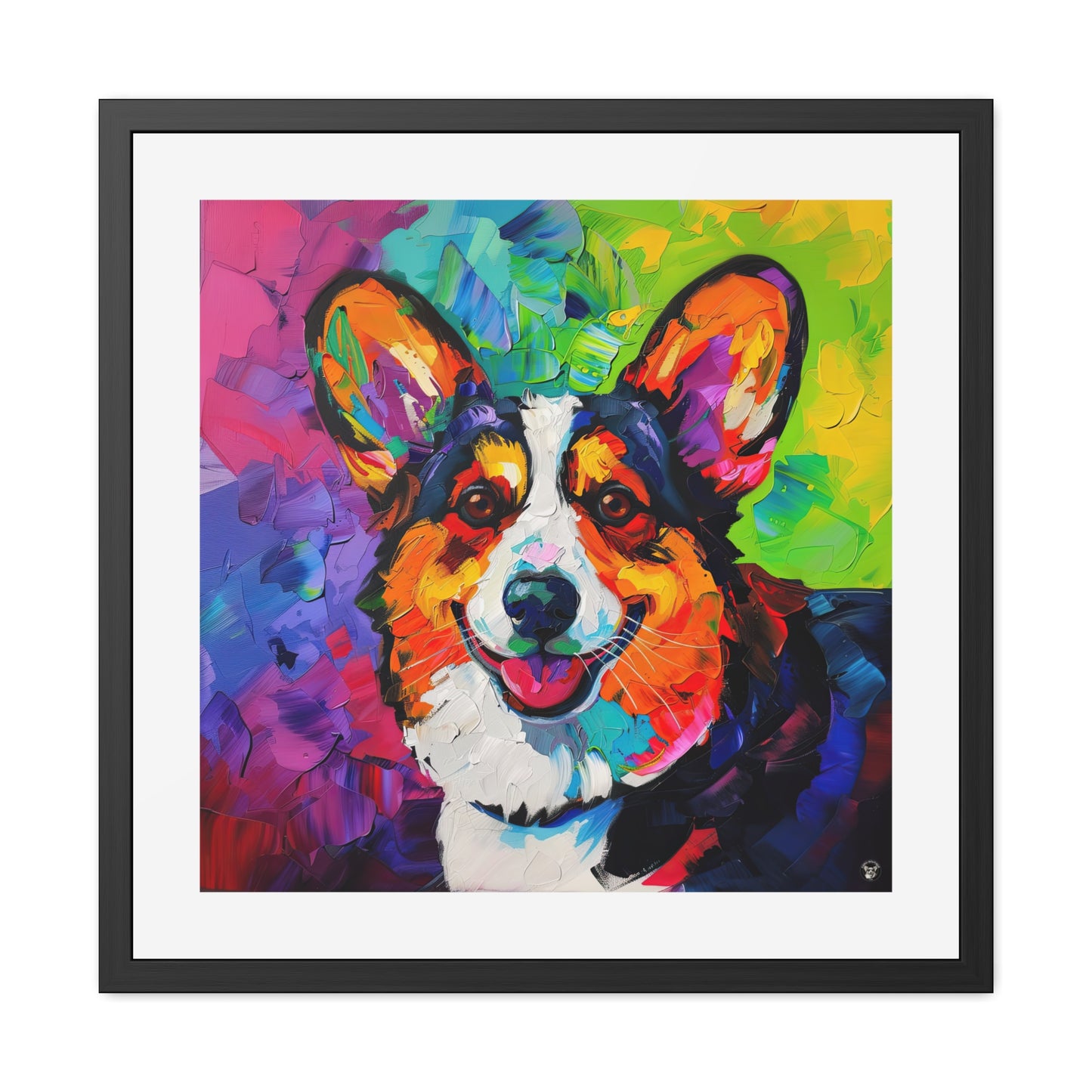 Colorful Cardigan - Framed Print
