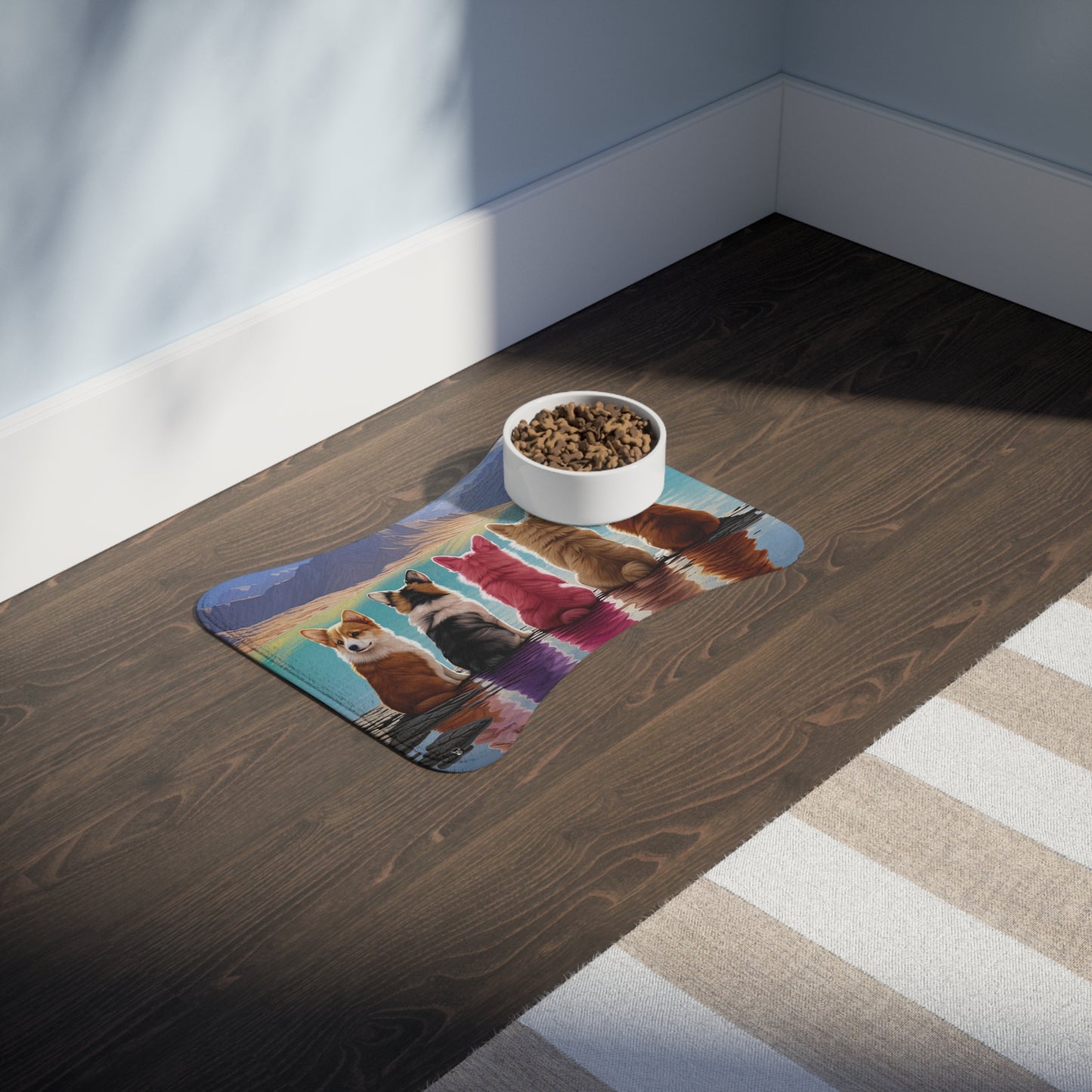 Corgi Lake - Feeding Mat