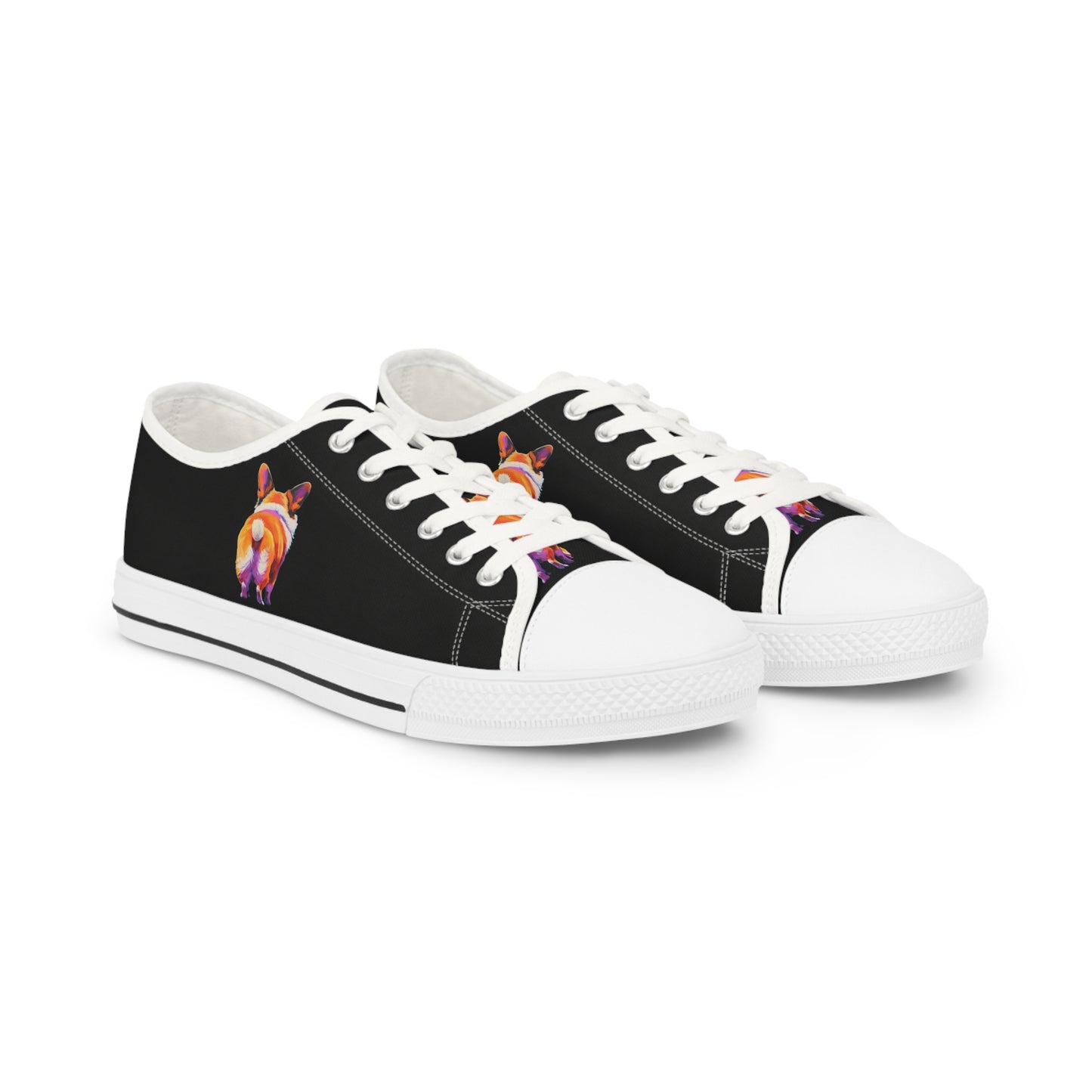 Corgi Butt - Men's Low Top Sneakers