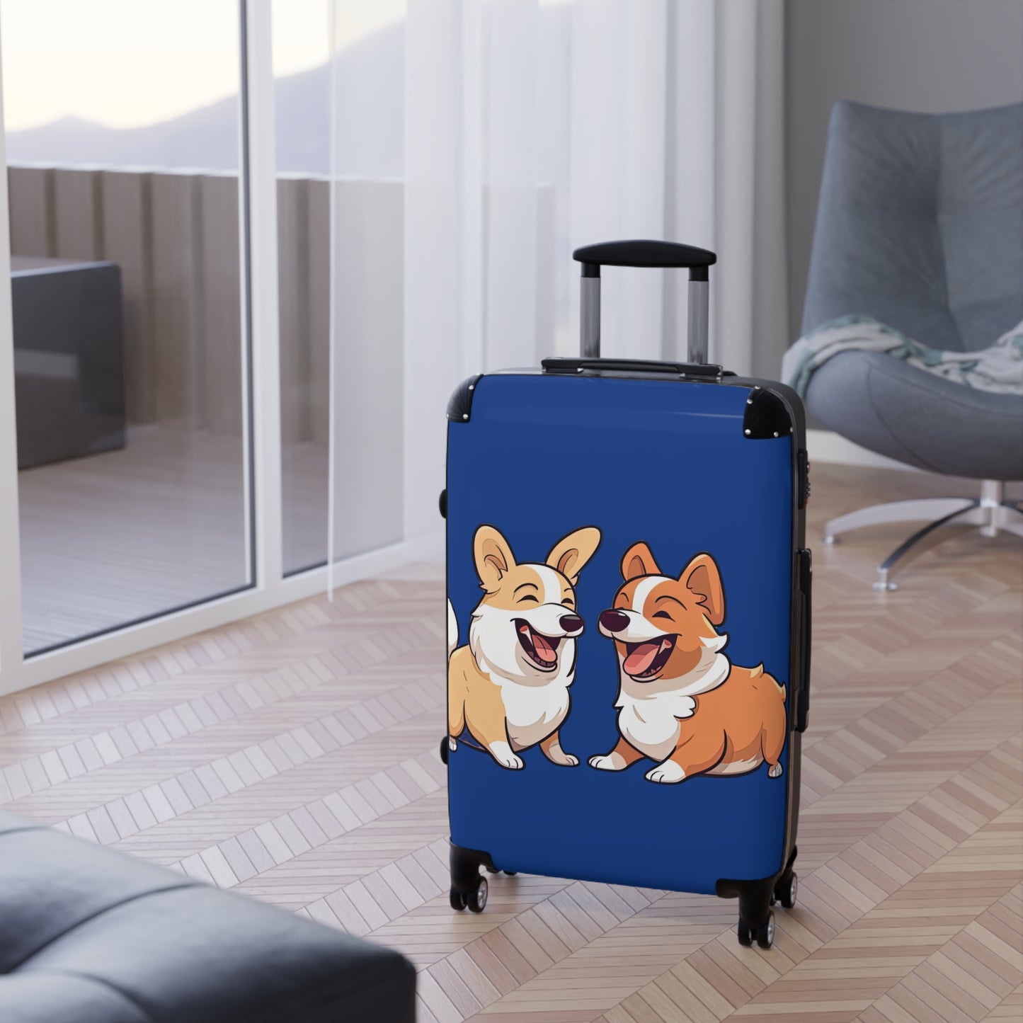 Corgi Couple - Suitcase