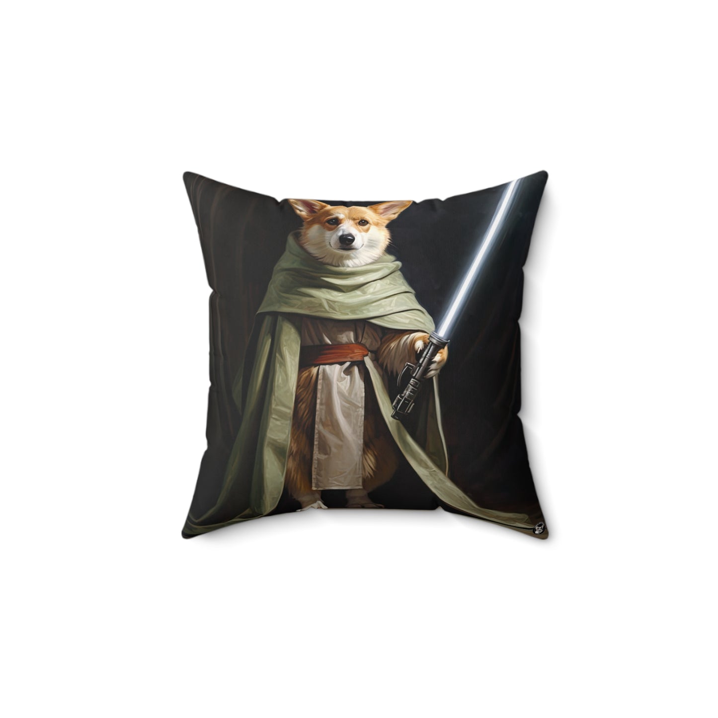 Jedi Corgi - Throw Pillow