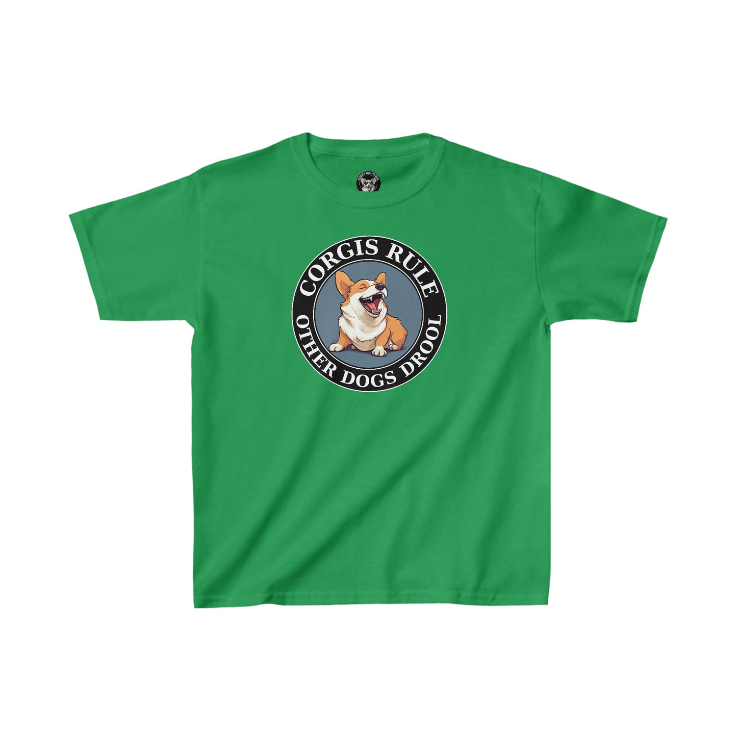 Corgis Rule...Other Dogs Drool - Kids Heavy Cotton Tee