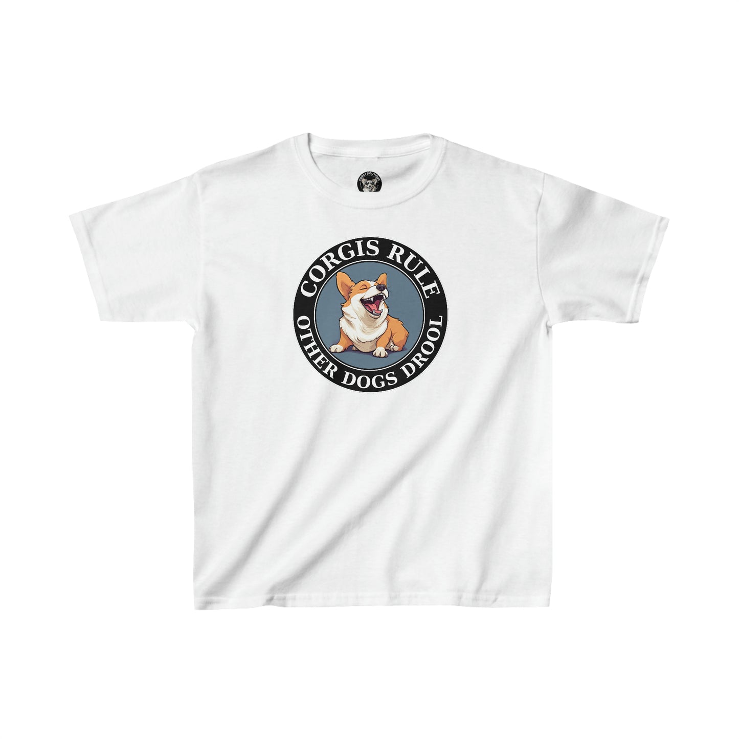 Corgis Rule...Other Dogs Drool - Kids Heavy Cotton Tee