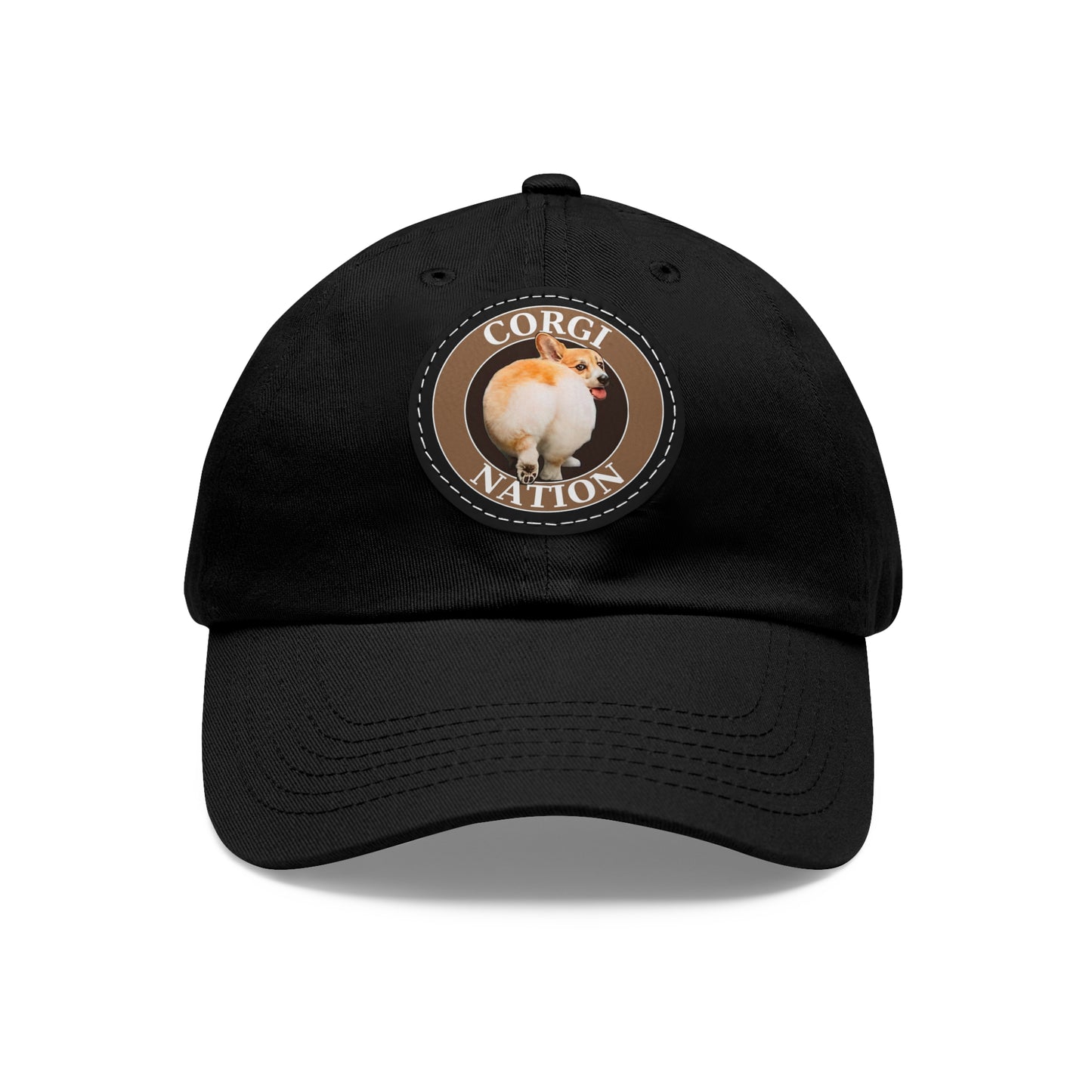 Corgi Nation - Cap with Leather Patch