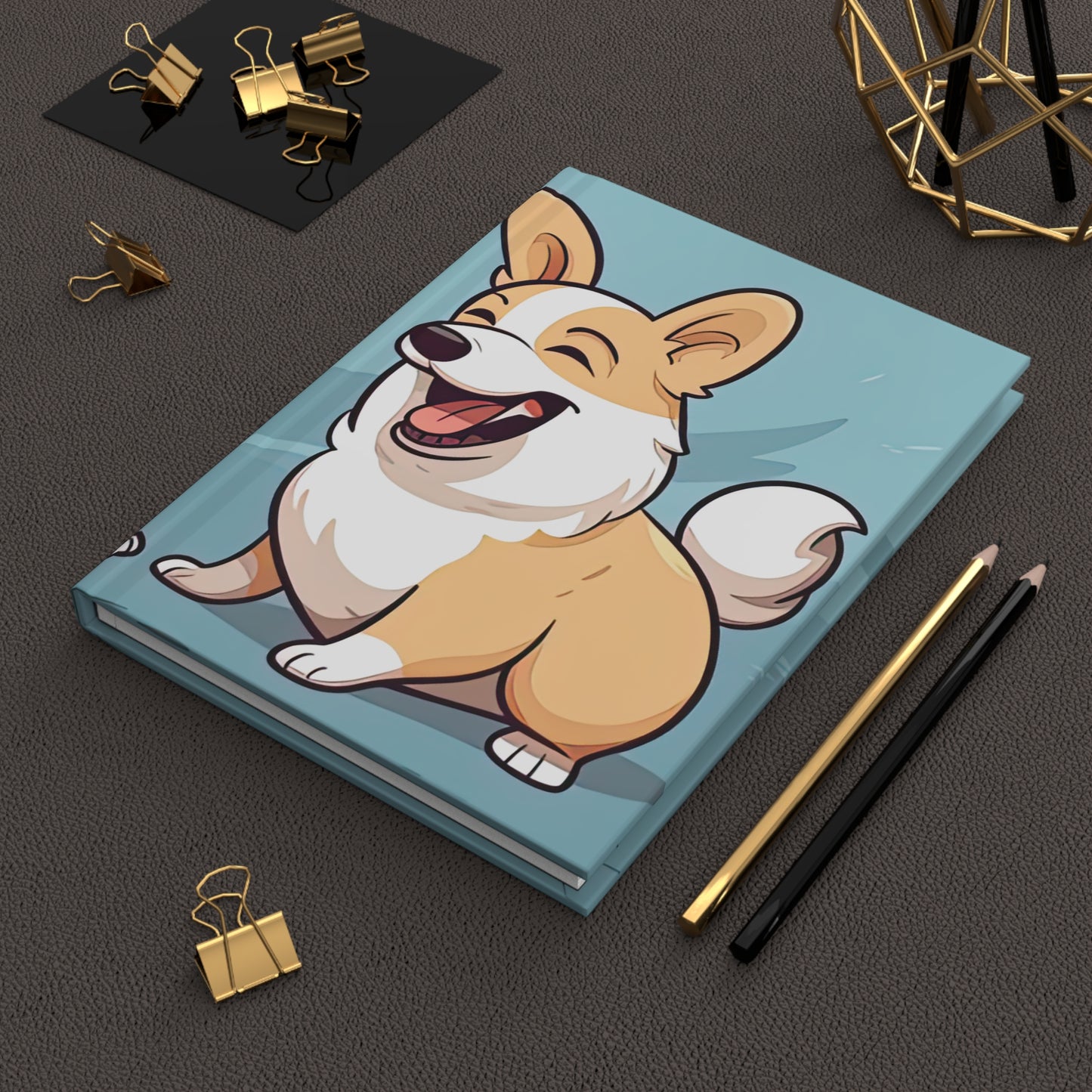 Corgi Couple - Hardcover Journal