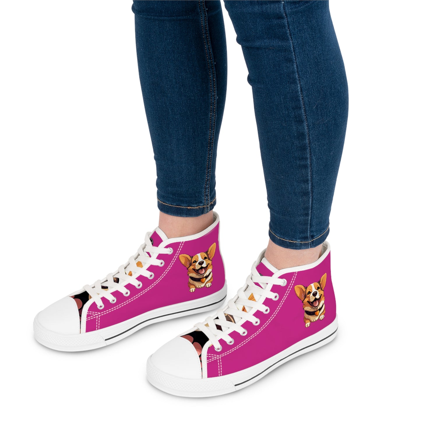 Puppy Love - Women's High Top Sneakers