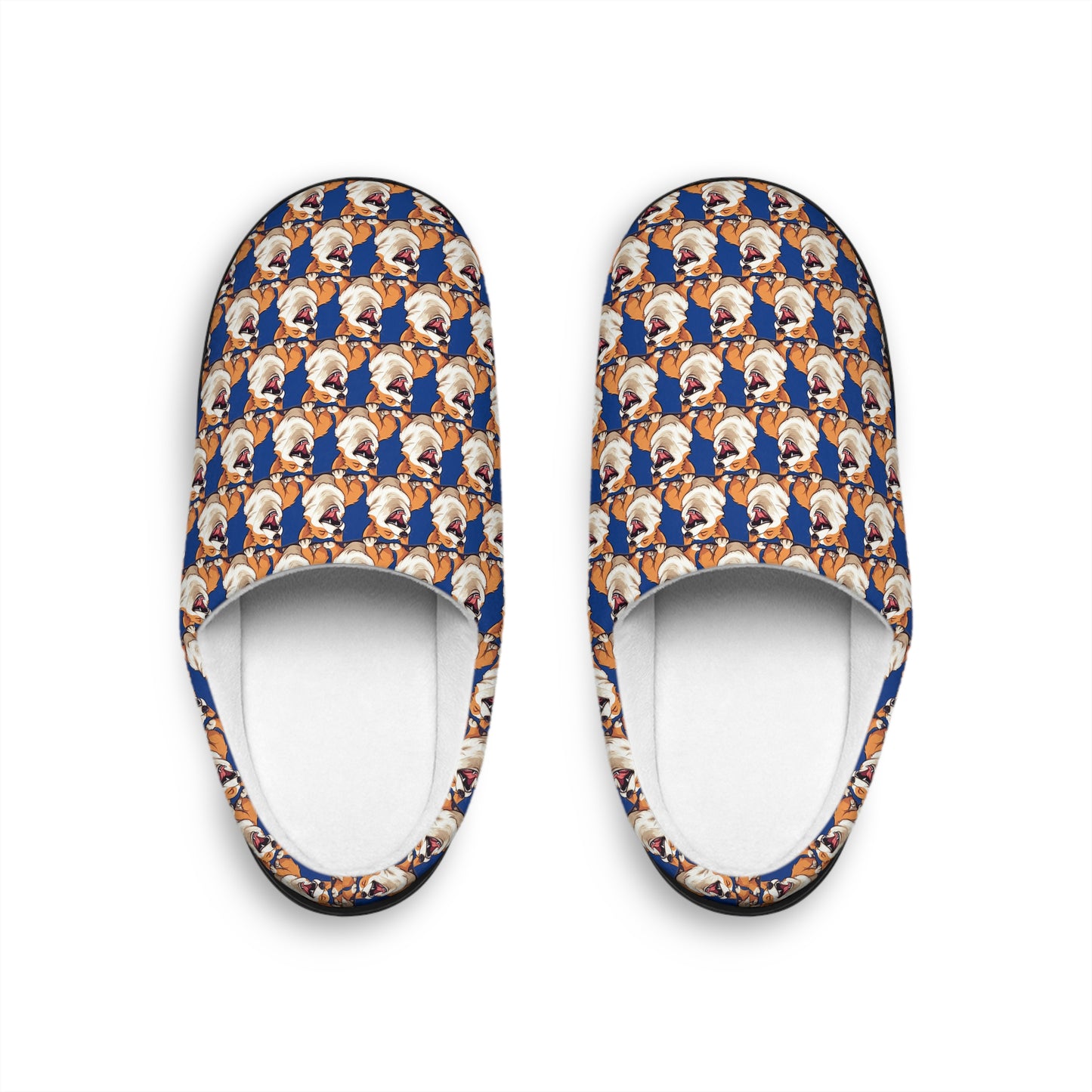 Comical Corgi Mosaic - Men's Slippers
