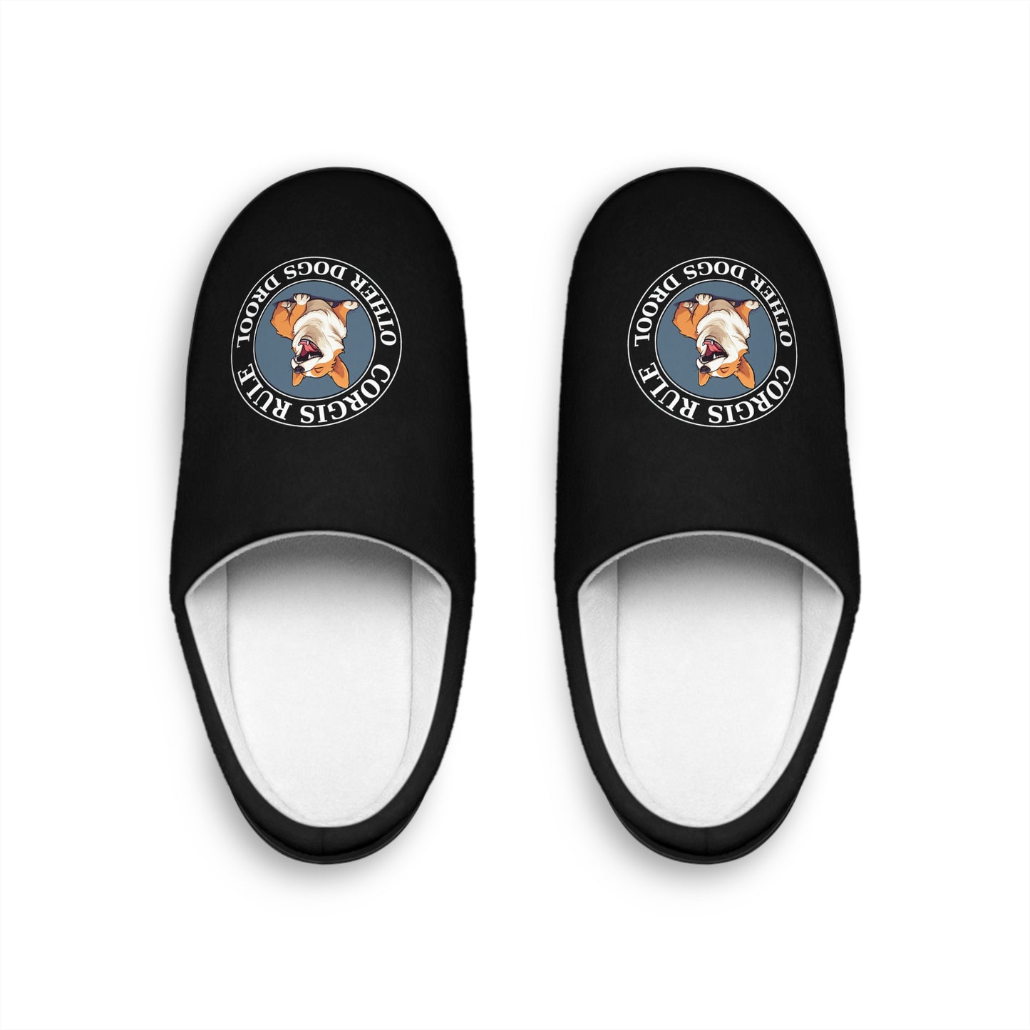 Corgis Rule...Other Dogs Drool - Men's Slippers