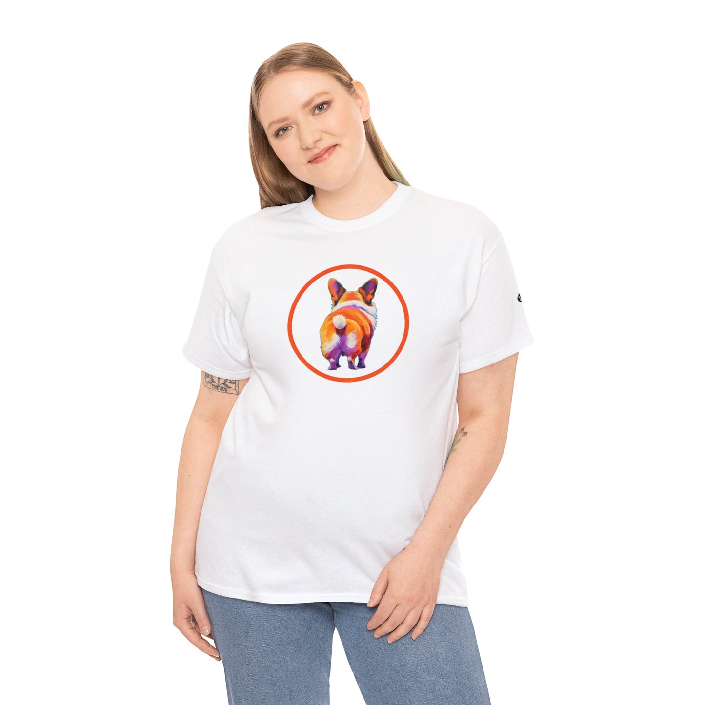 Corgi Butt - Unisex Heavy Cotton Tee