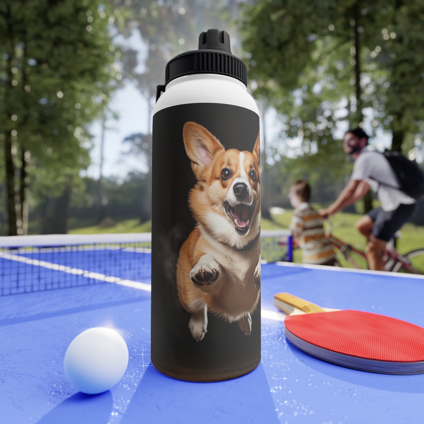 The Greeter - Water Bottle with Sport Lid
