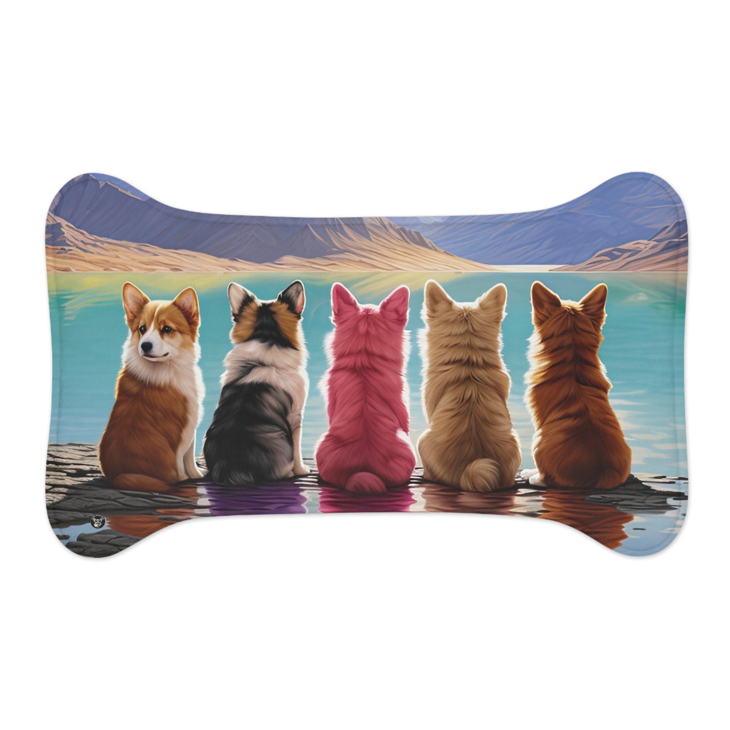 Corgi Lake - Feeding Mat