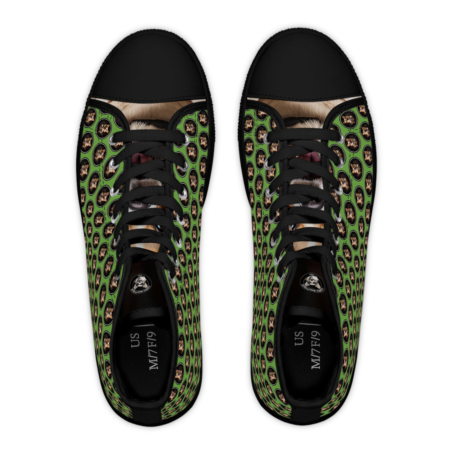 The Greeter Mosaic - Women's High Top Sneakers