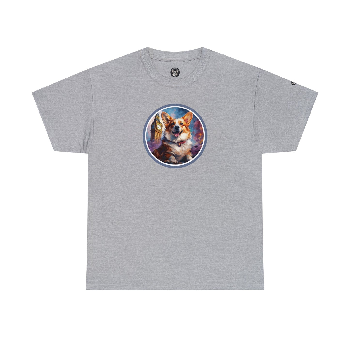 Corgi and Ben - Unisex Heavy Cotton Tee