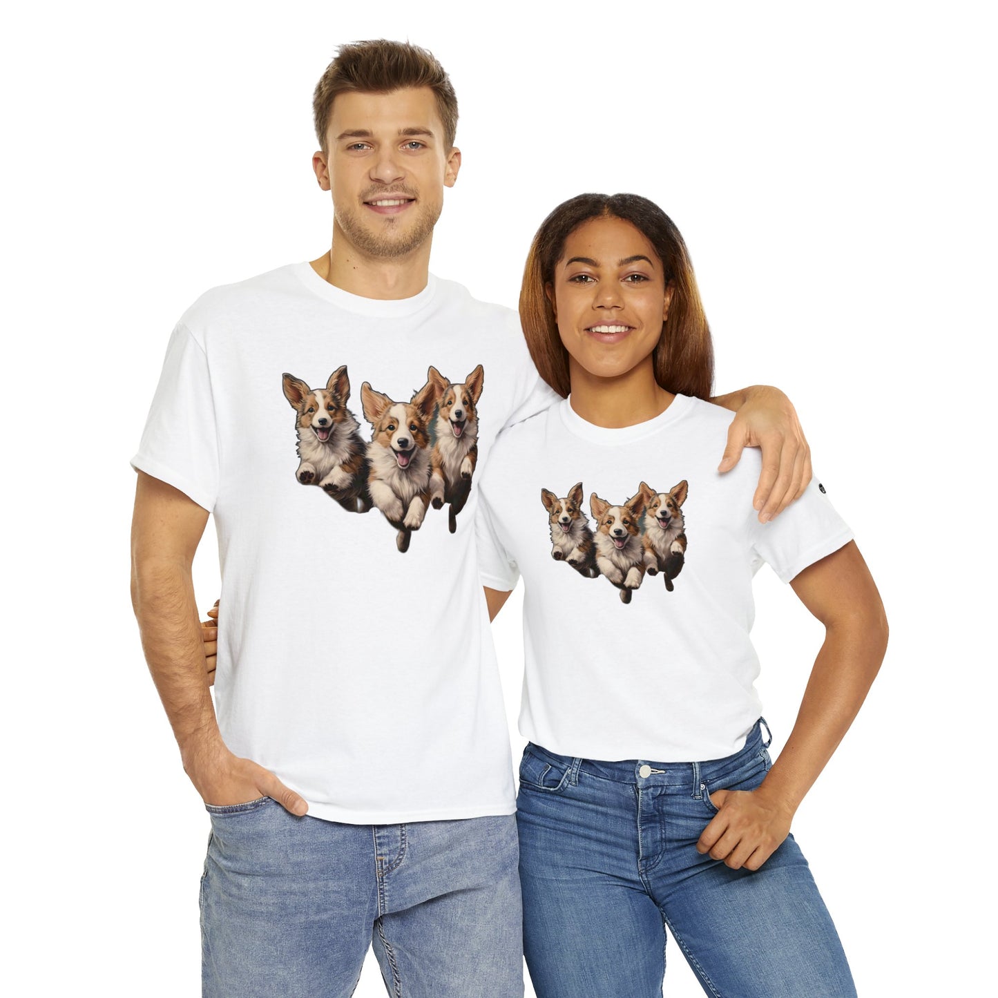 Corgi Enthusiasm - Unisex Heavy Cotton Tee